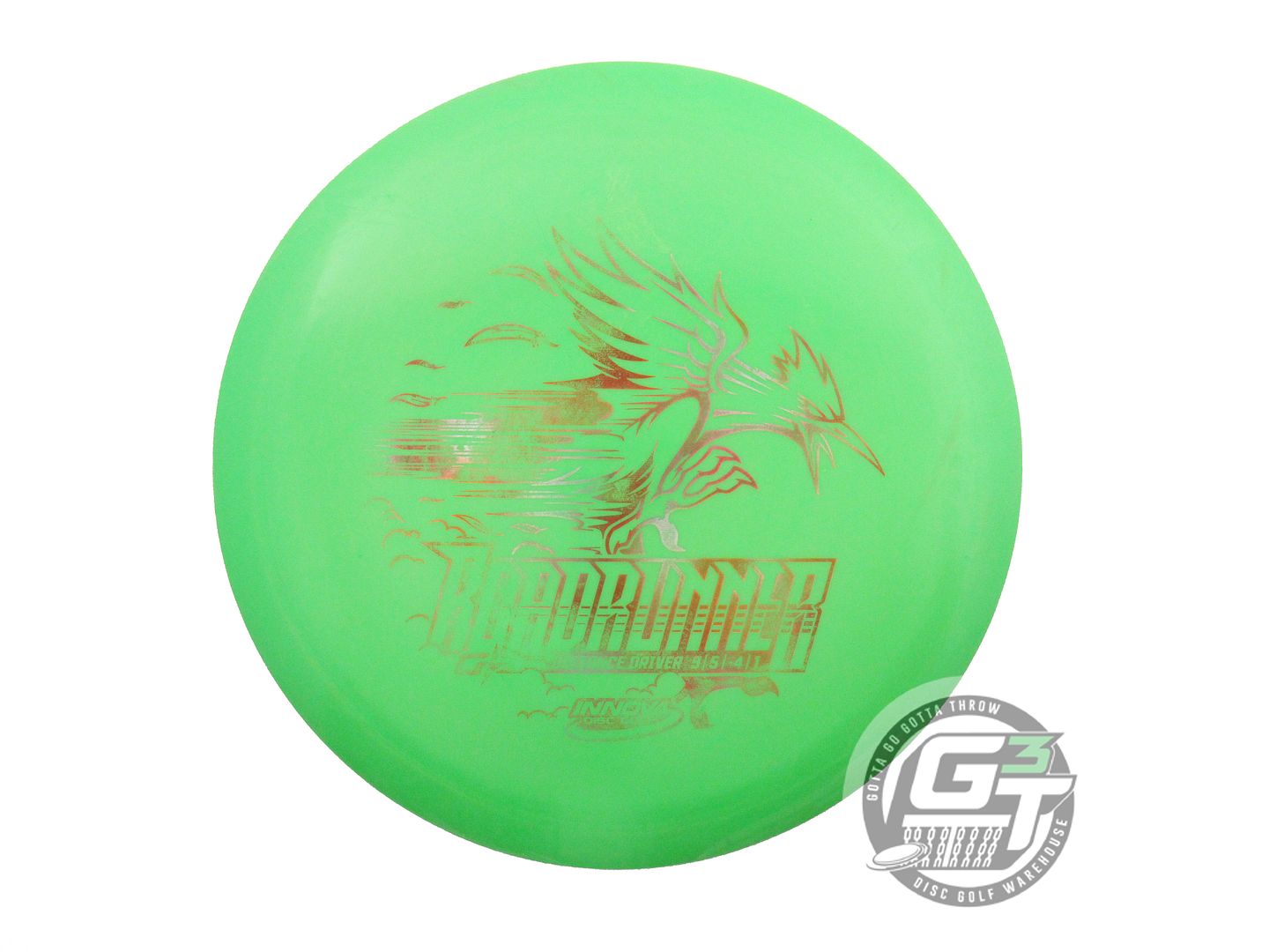 USED Innova GStar Roadrunner 170g Lime Cloud Foil Distance Driver Golf Disc
