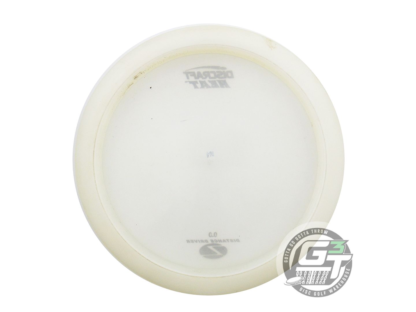 USED Discraft Z Heat 169g White Gold Foil PRE DYE Distance Driver Golf Disc