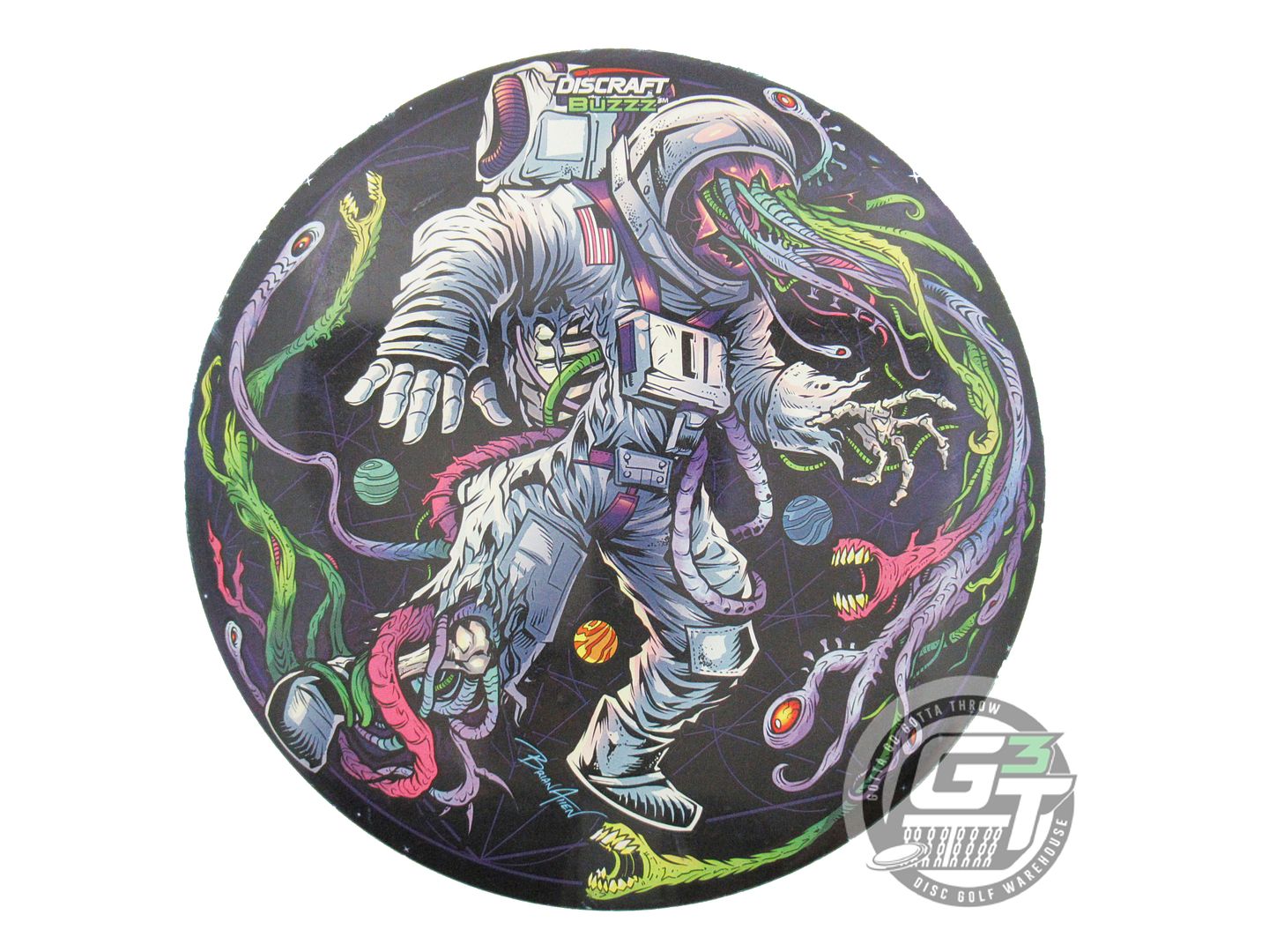 USED Discraft SuperColor ESP Buzzz 179g ASTRONAUT Midrange Golf Disc