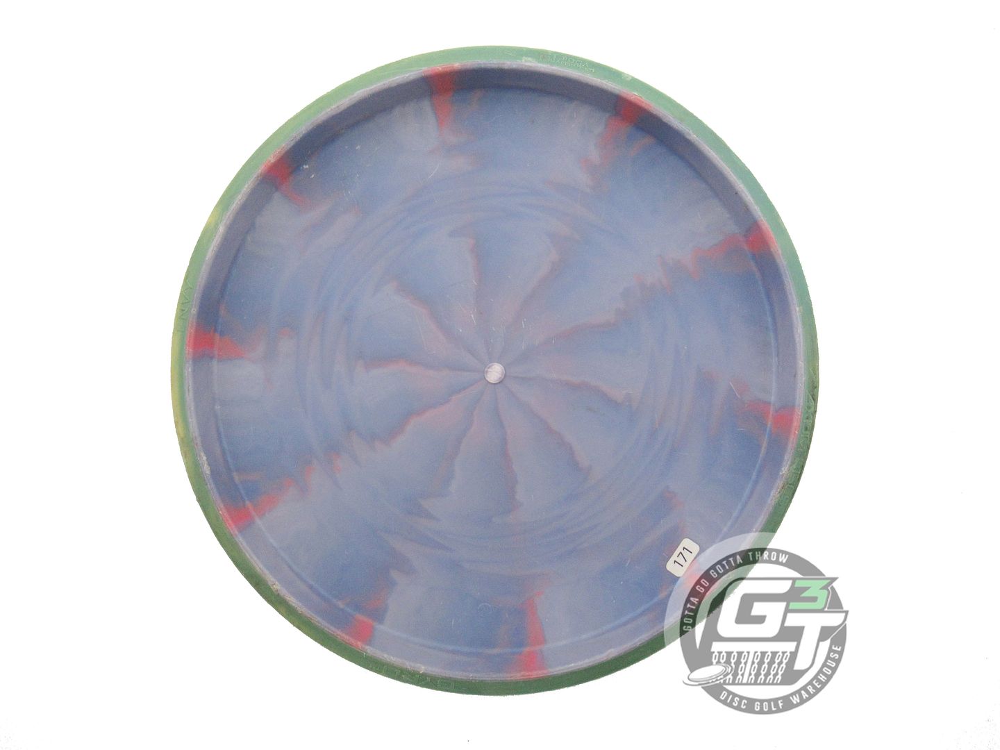 USED Axiom Discs Cosmic Electron Firm Envy 171g Blue Green Rim Putter Golf Disc