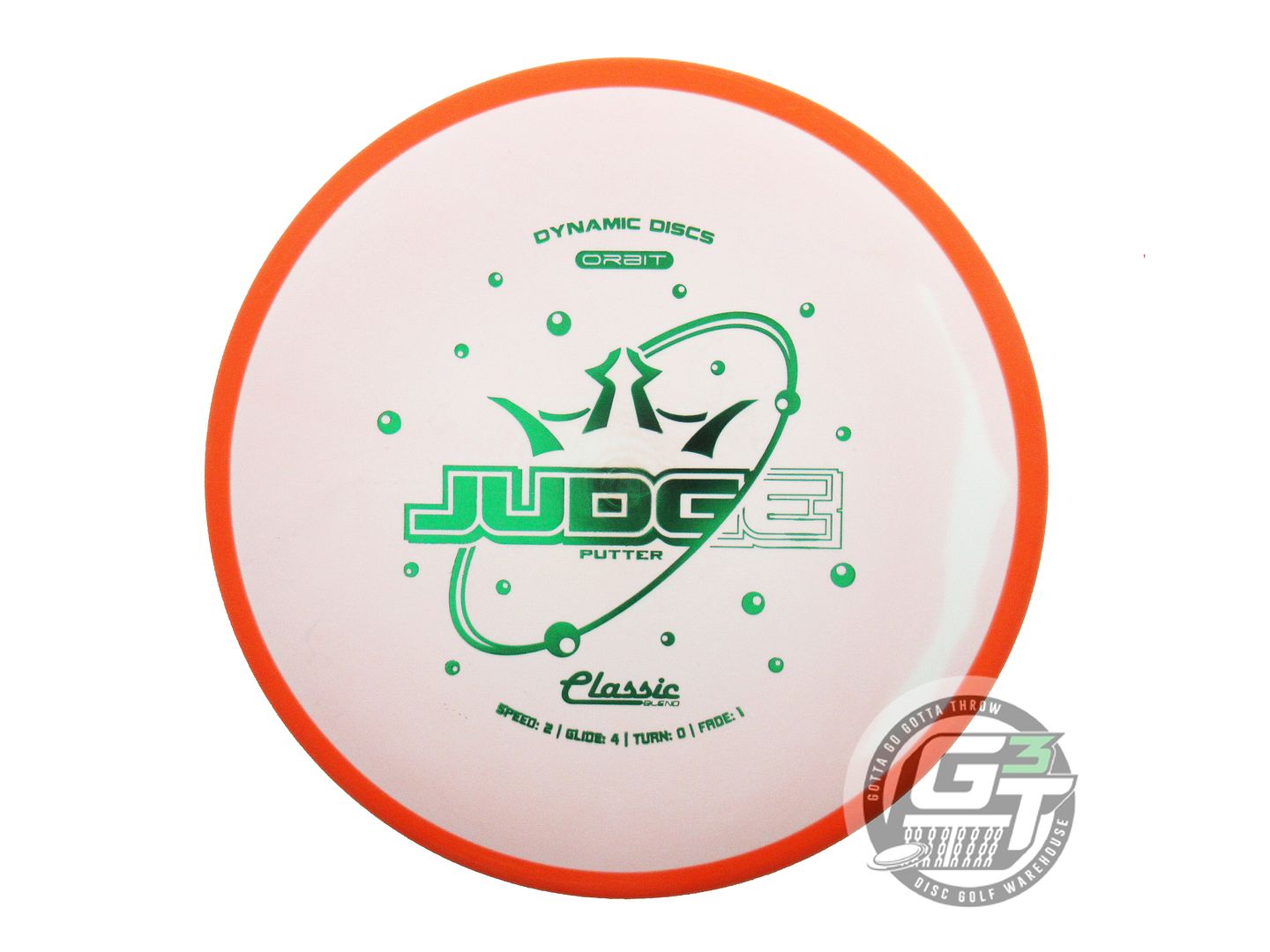 Dynamic Discs Classic Blend Orbit Judge Putter Golf Disc (Individually Listed)