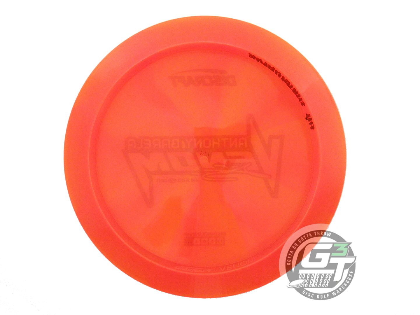 USED Discraft [BARELA] Z Swirl Venom 174g Orange Gold Foil Distance Driver Disc