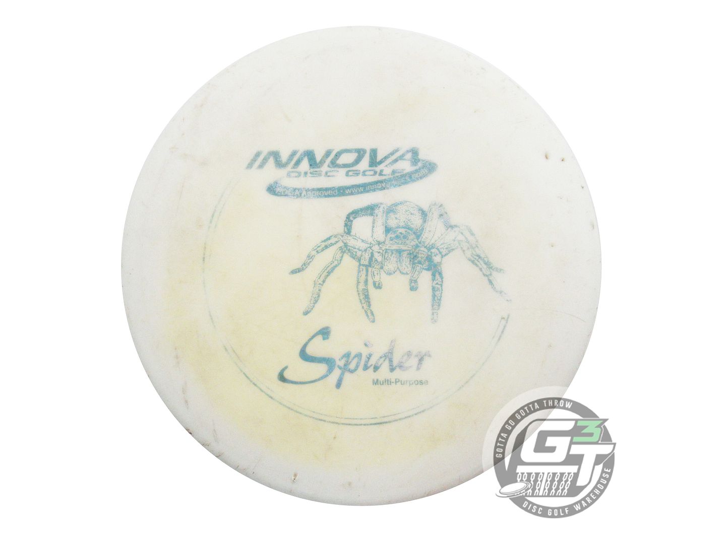 USED Innova DX Spider 177g White Gray Foil OOP Midrange Golf Disc