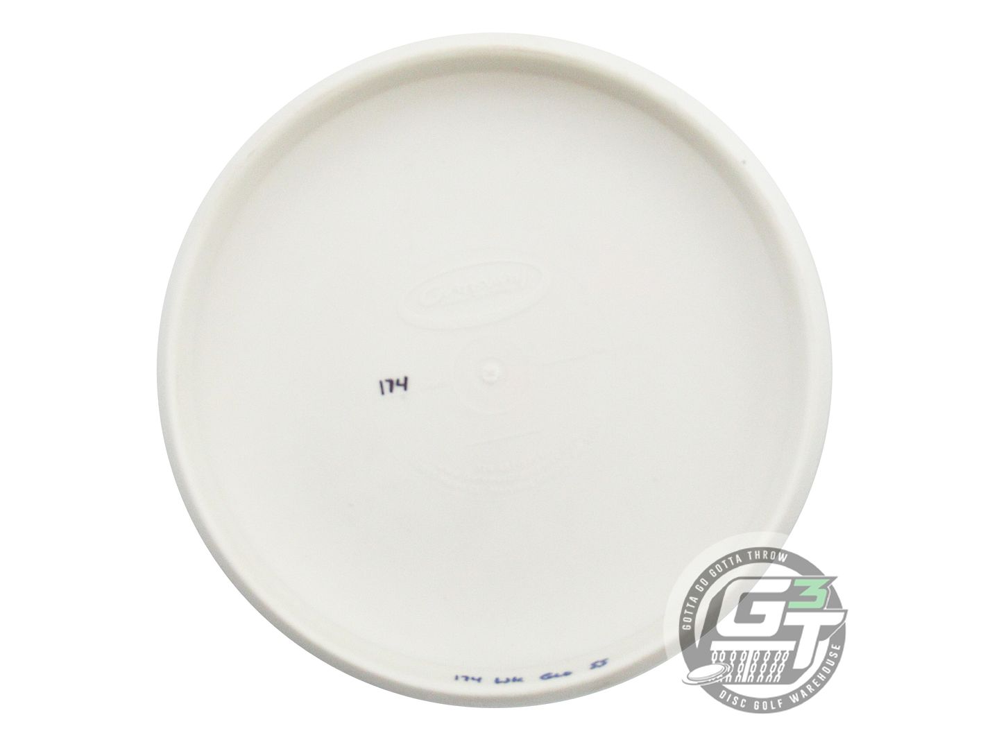 USED Gateway SuperSoft Glow Warlock 174g White Black Stamp Putter Golf Disc