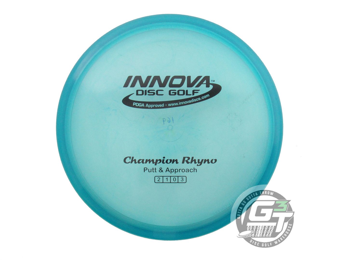 USED Innova Champion Rhyno 169g Blue Black Stamp Putter Golf Disc