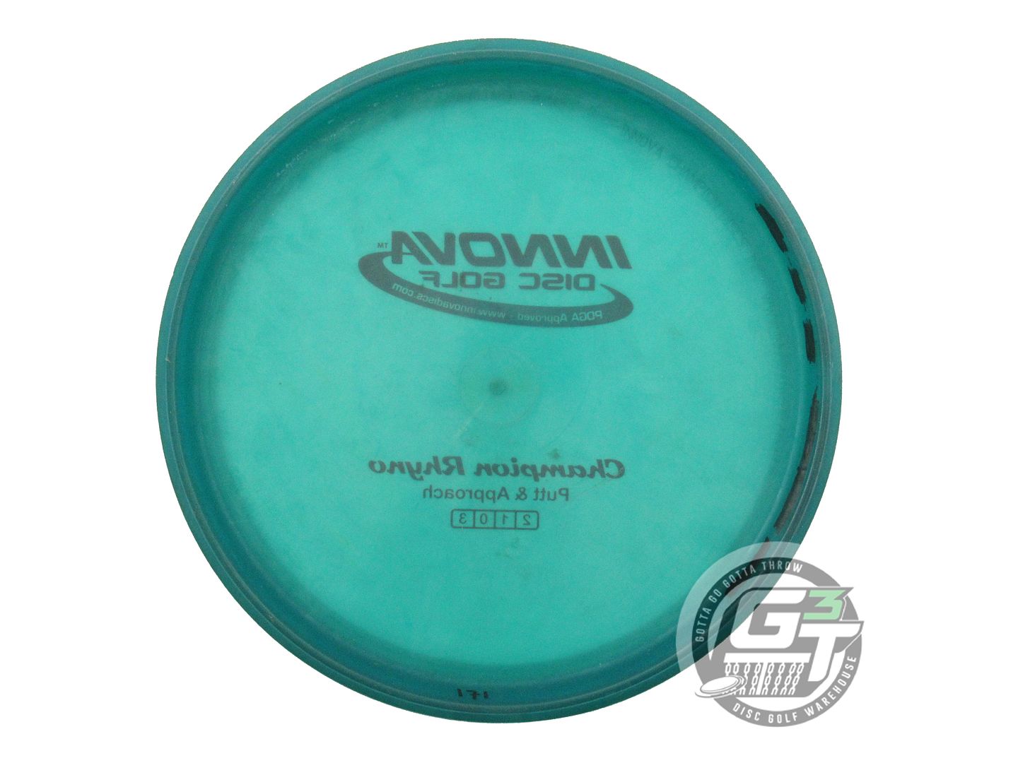 USED Innova Champion Rhyno 171g Teal Red Foil Putter Golf Disc