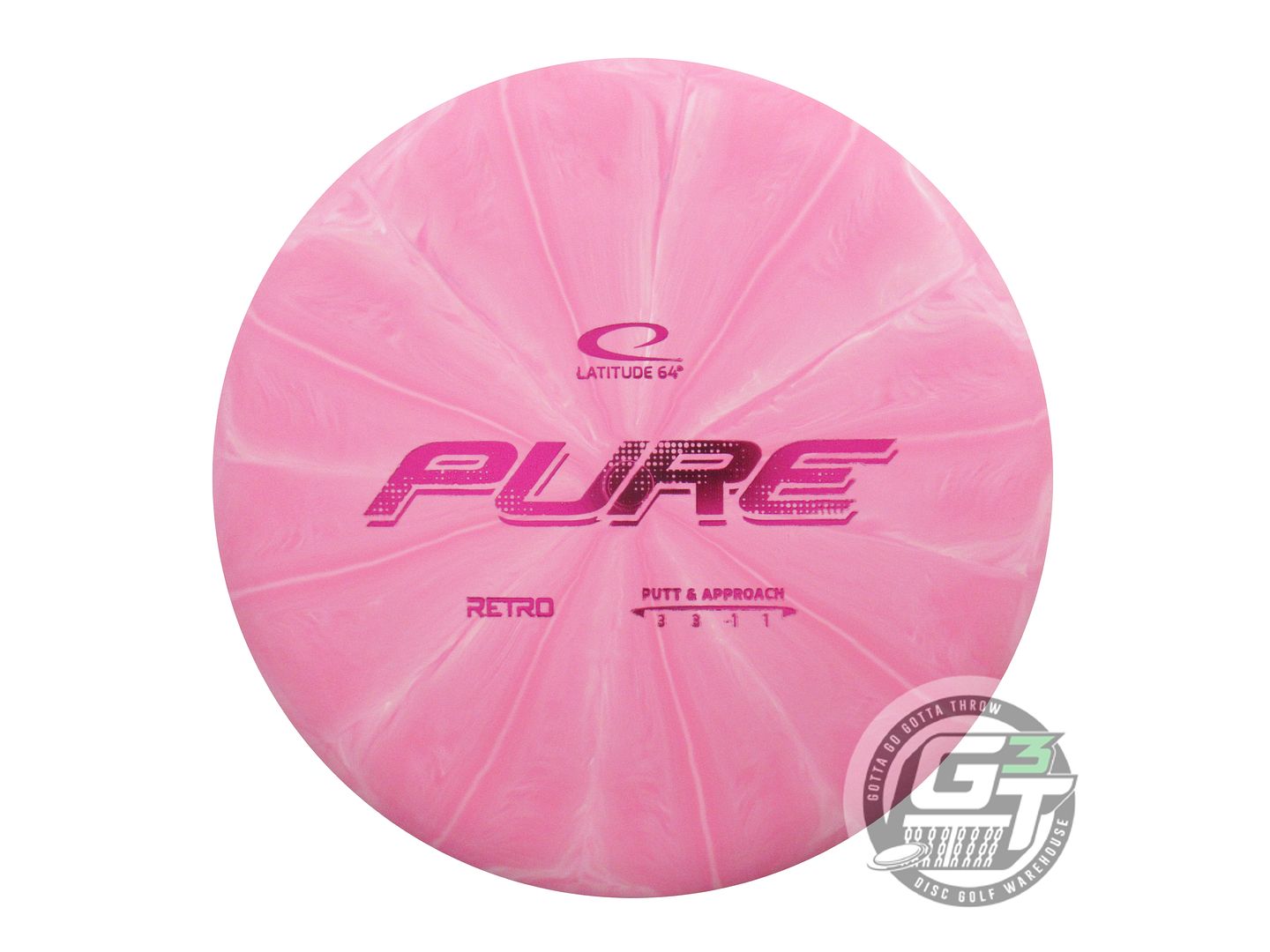 Latitude 64 Retro Burst Pure Putter Golf Disc (Individually Listed)