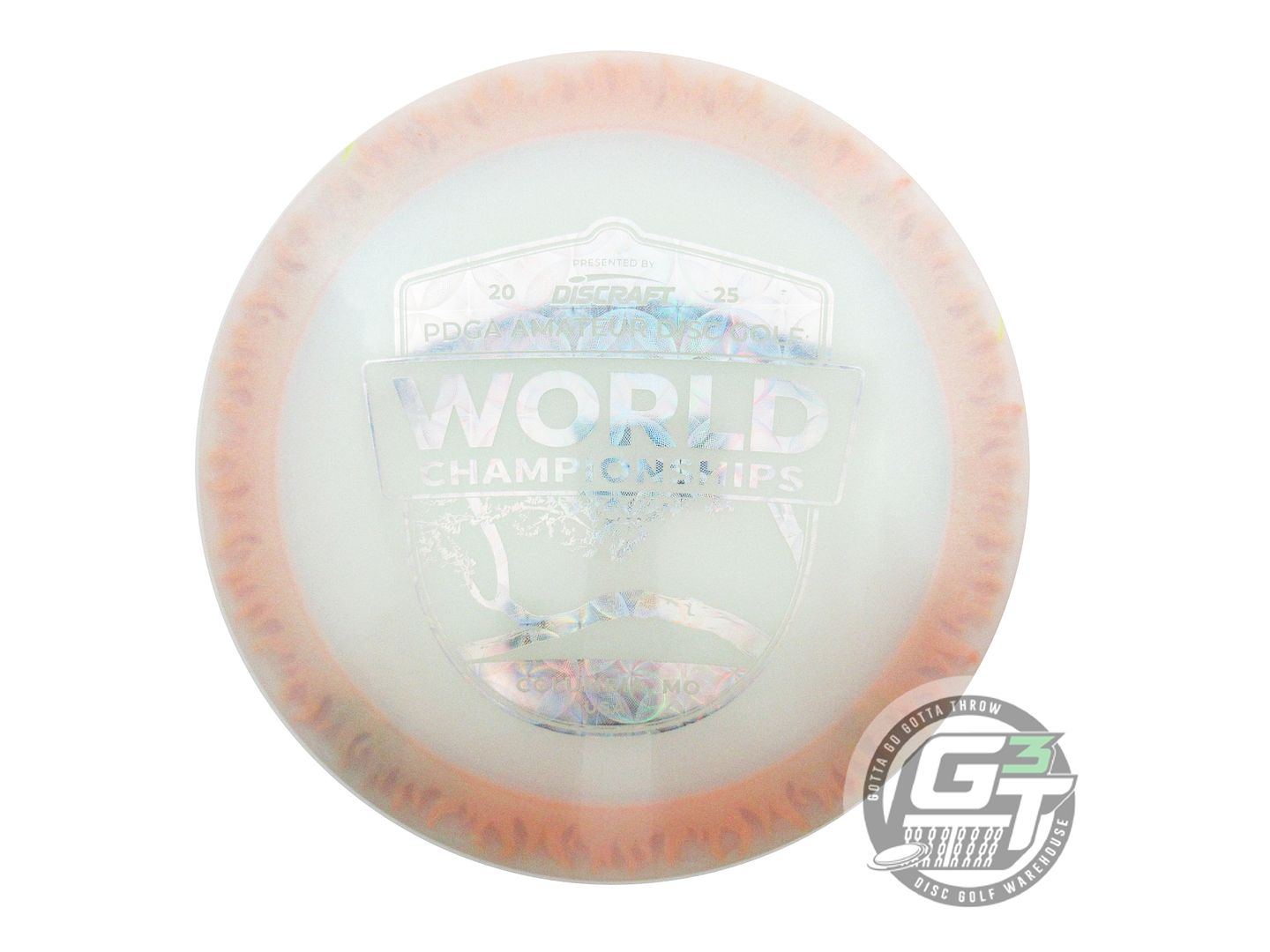 NOS Discraft ColorShift FuZed Flame Scorch 176g White Distance Driver Golf Disc