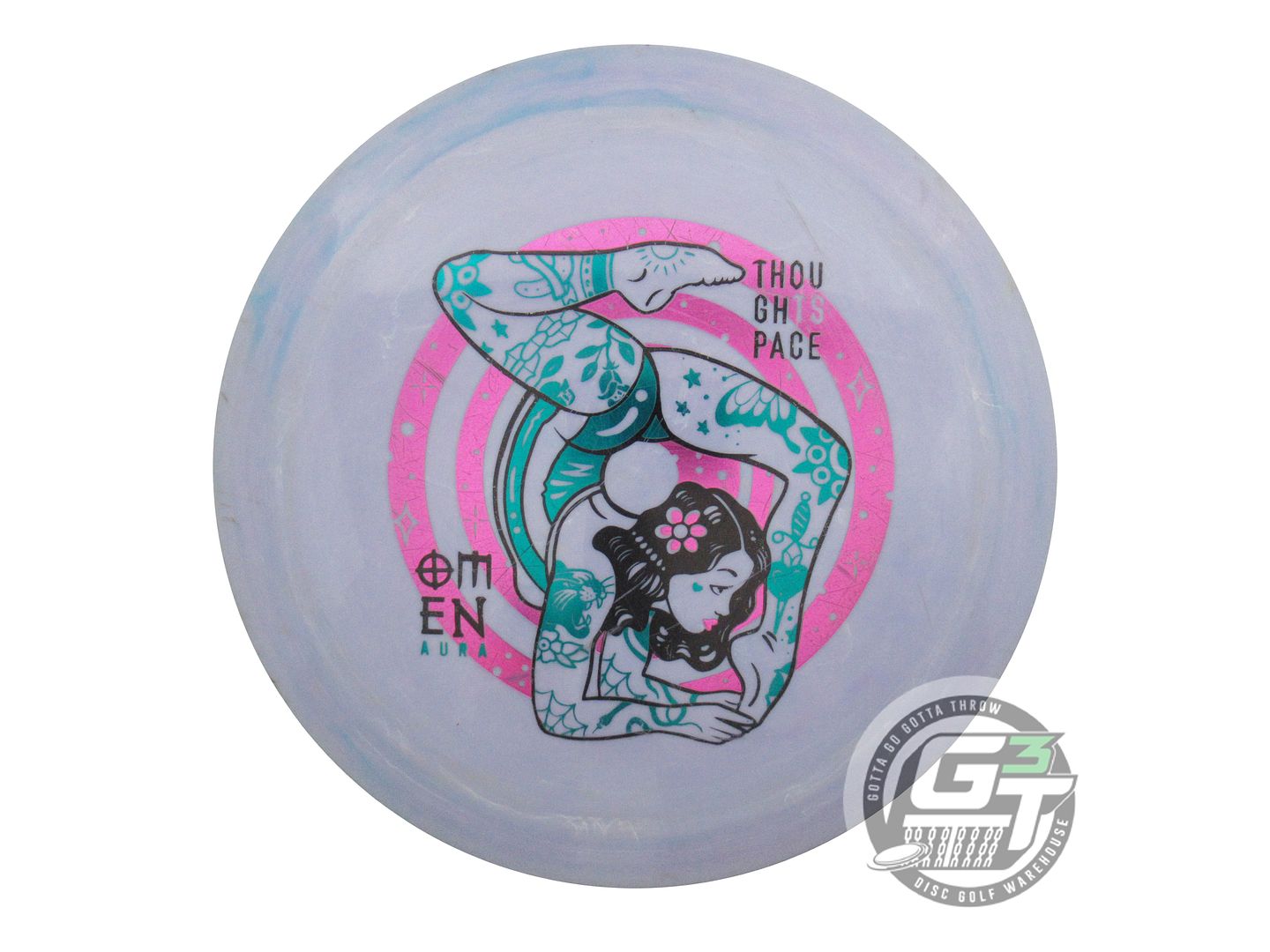 USED Thought Space Aura Omen 173g Lilac Fairway Driver Golf Disc