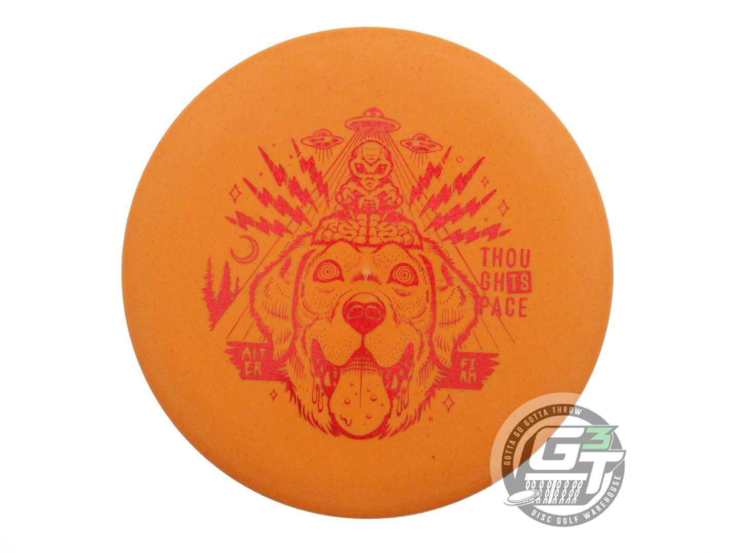 NOS Thought Space Nerve Firm Alter 174g Orange Red Shatter A Putter Golf Disc