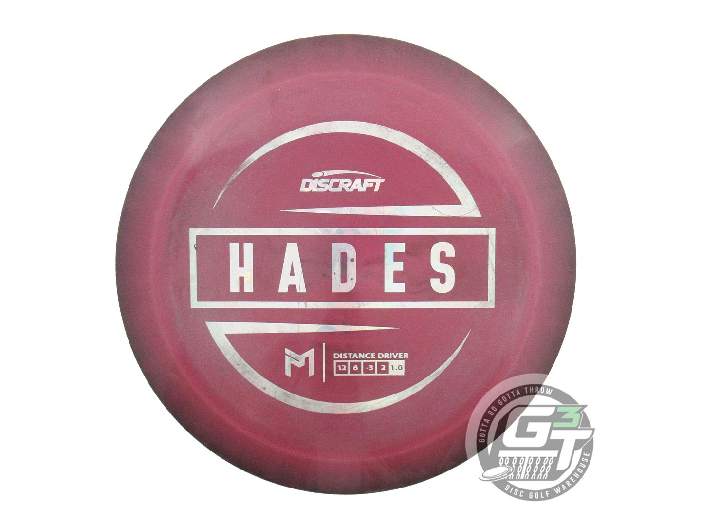 USED Discraft [McBETH] ESP Hades 174g Black-Pink Money Foil Driver Disc