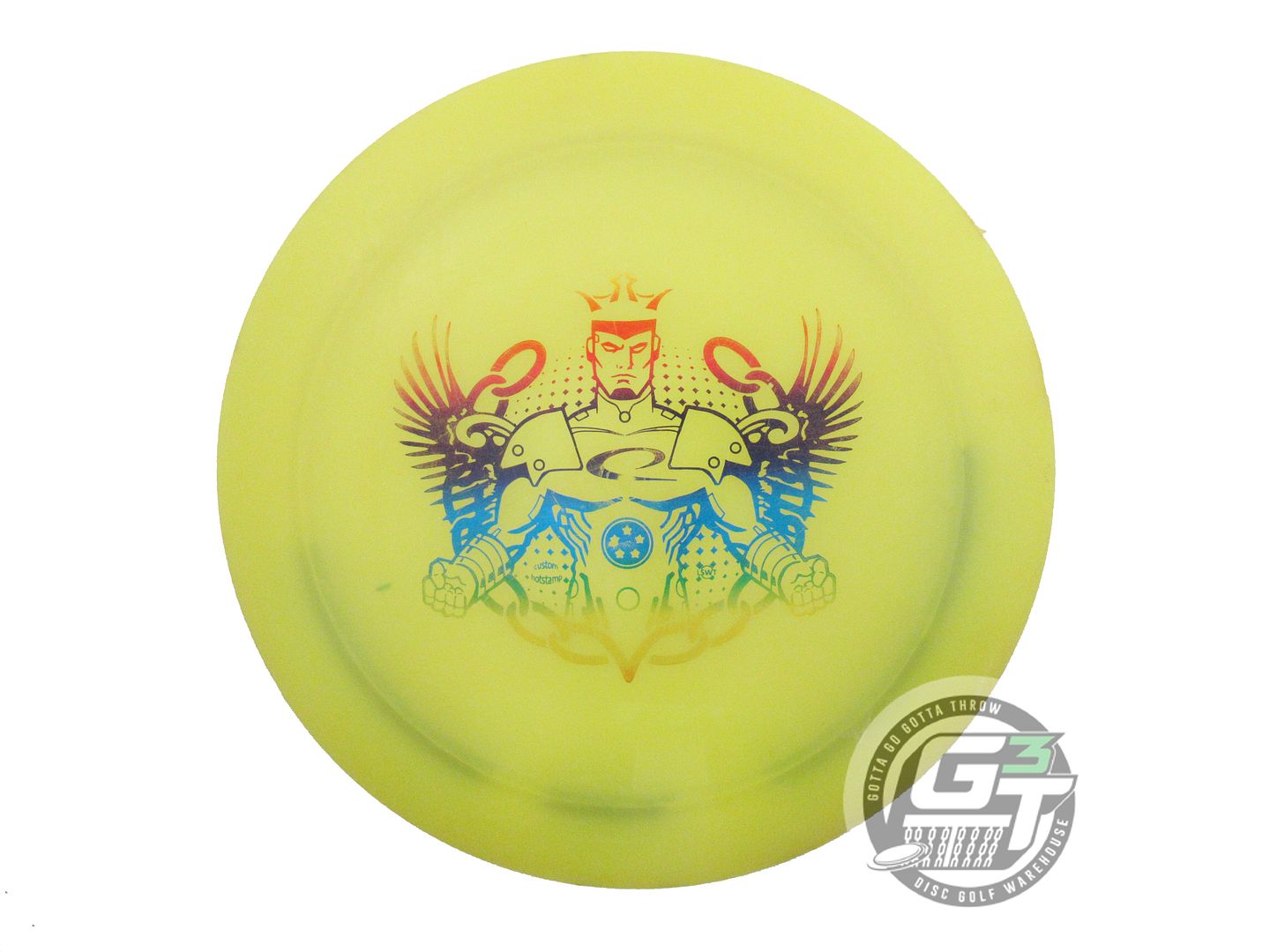 USED Latitude 64 Opto Ballista Pro 174g Yellow Rainbow Foil Distance Driver Disc