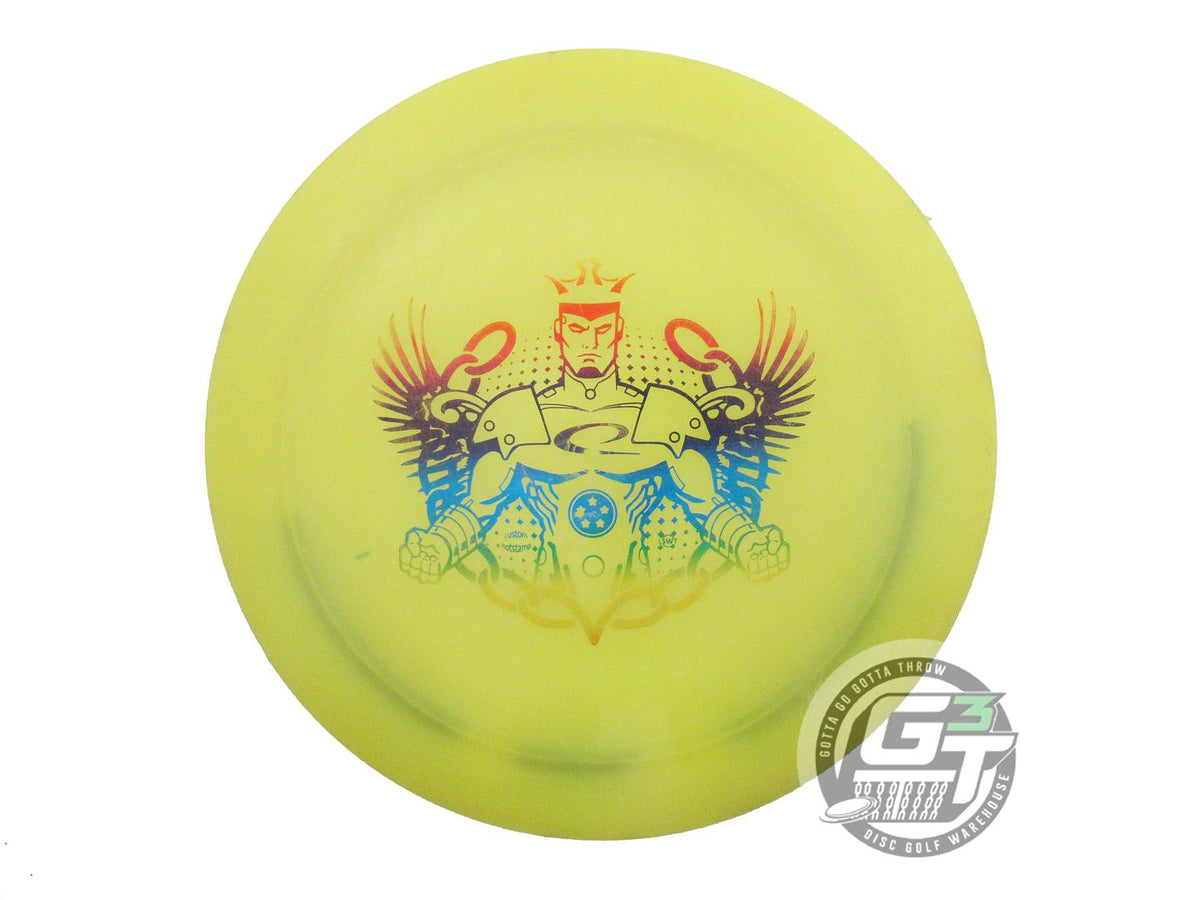 USED Latitude 64 Opto Ballista Pro 174g Yellow Rainbow Foil Distance Driver Disc