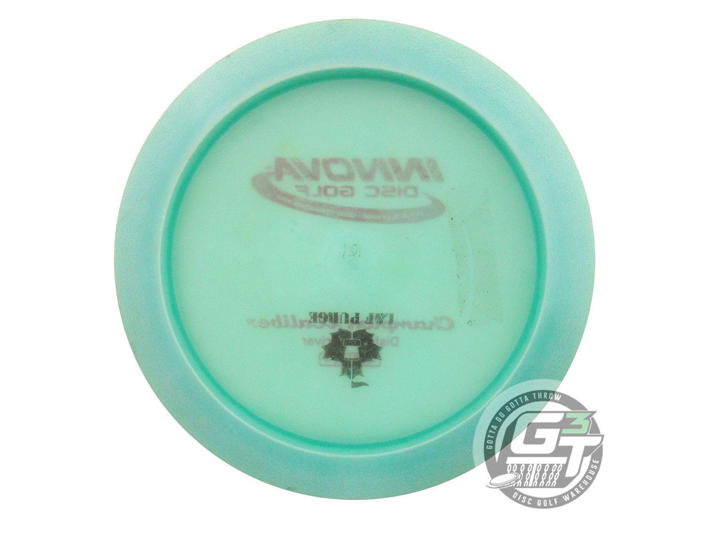 USED Innova Champion Xcaliber 160g Seafoam Red Foil Distance Driver Golf Disc