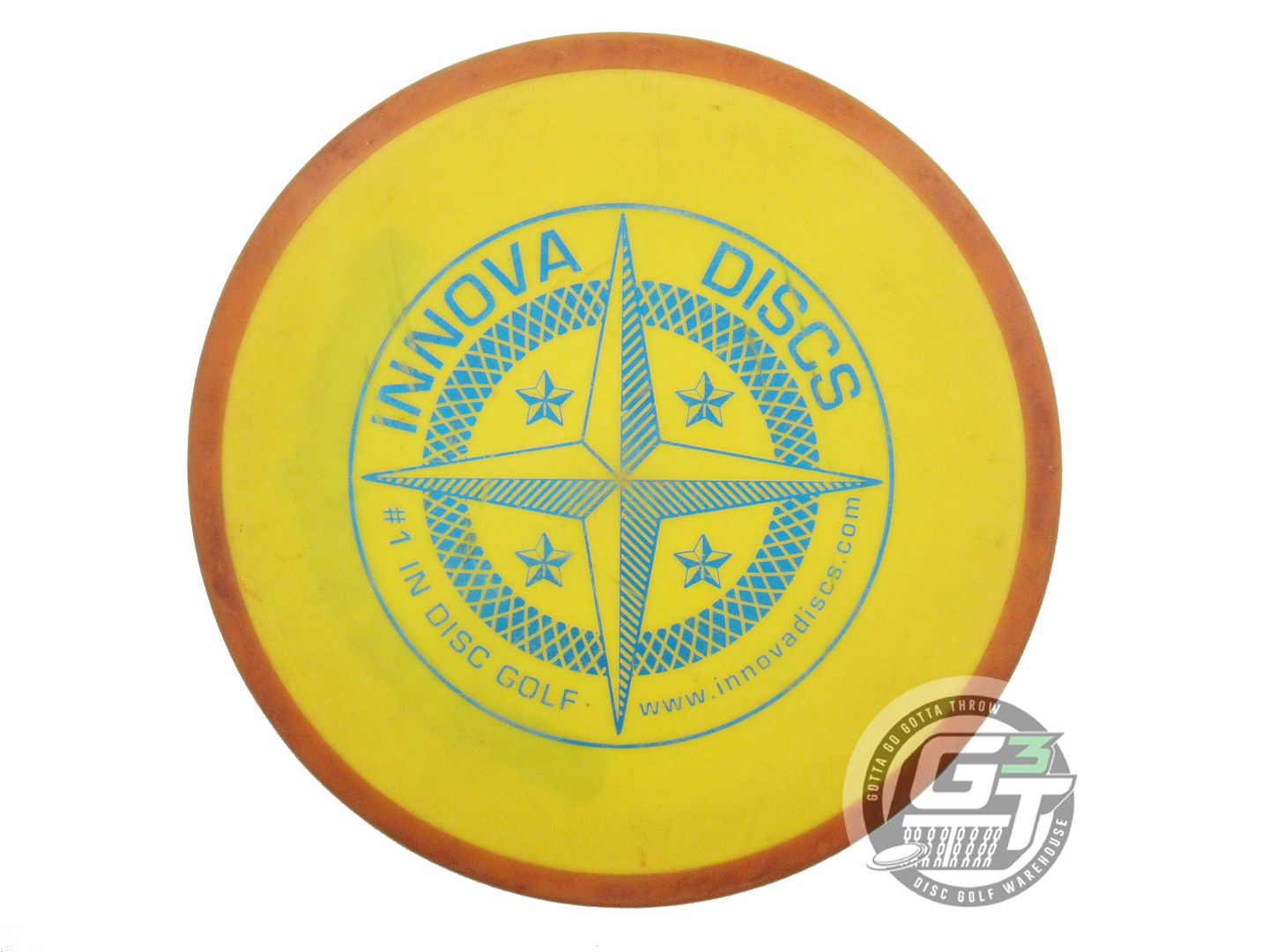 USED Innova FIRST RUN Star Atlas 180g Marigold Blue Orange Rim Midrange Disc