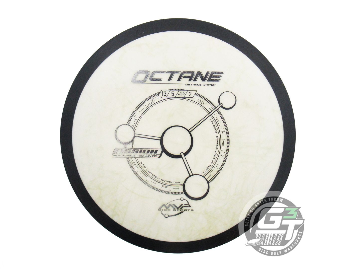 USED MVP Disc Sports Fission Octane 175g White Distance Driver Golf Disc