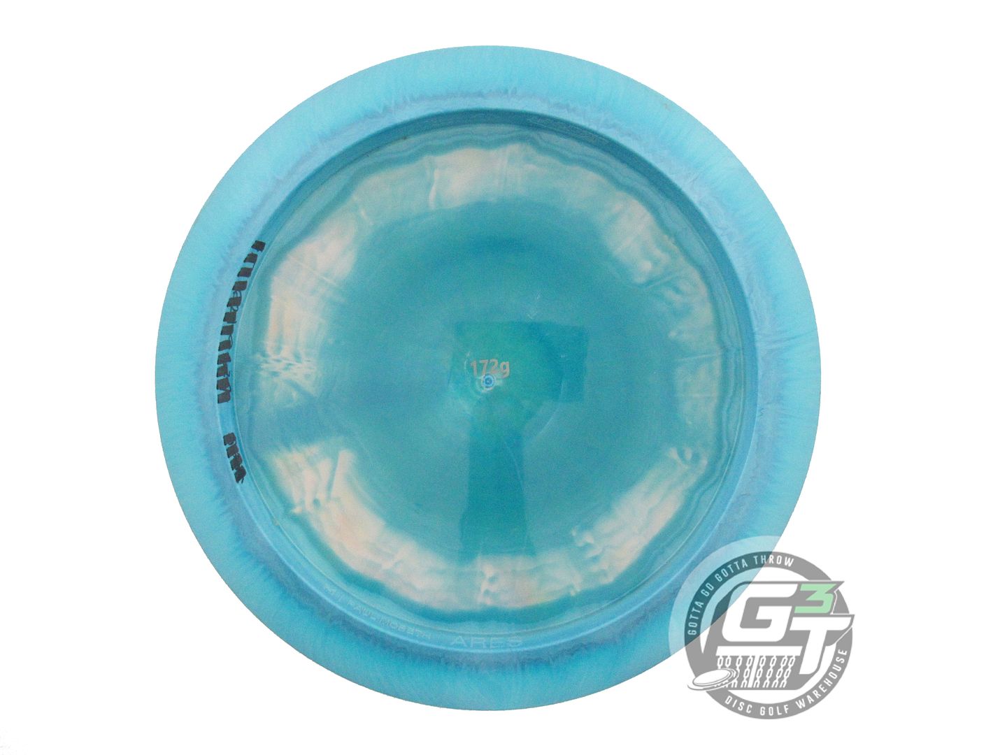 USED Discraft [McBETH] ESP Ares 172g Seafoam-Blue Distance Driver Golf Disc