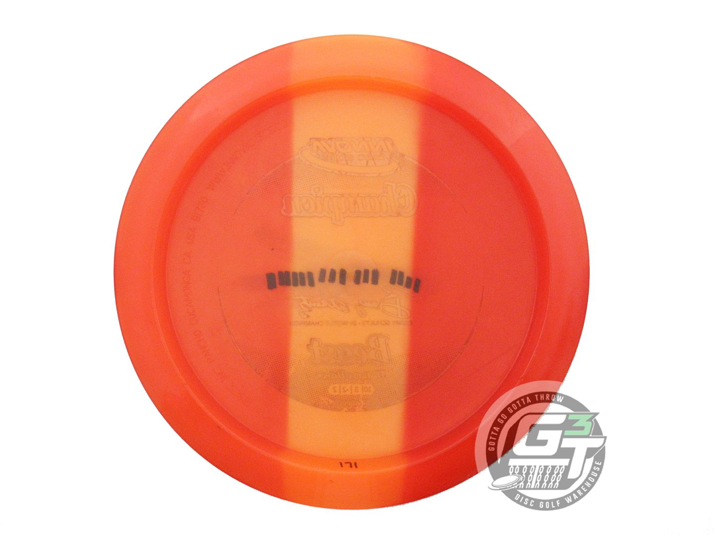 USED Innova Champion Beast 171g Orange HOME DYED Distance Driver Golf Disc