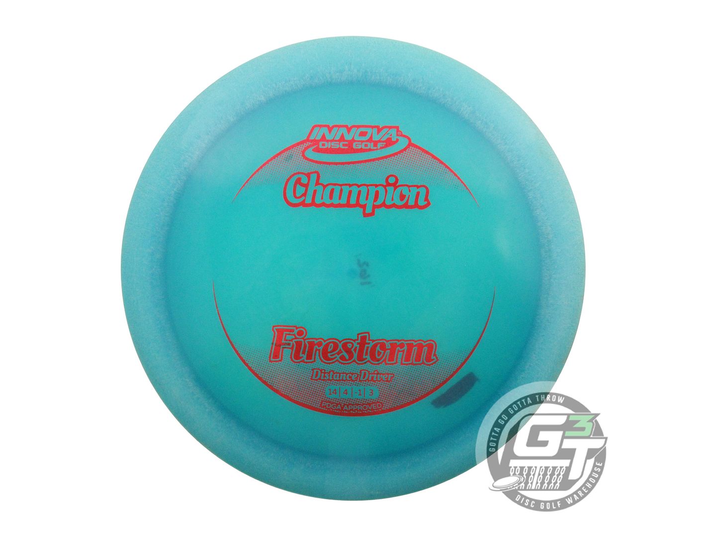 USED Innova Champion Firestorm 162g Teal Red Foil Distance Driver Golf Disc