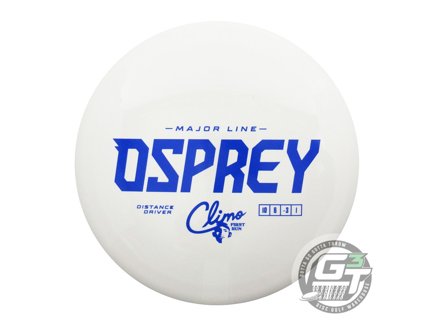 Climo First Run Major Line Osprey Distance Driver Golf Disc (Individually Listed)