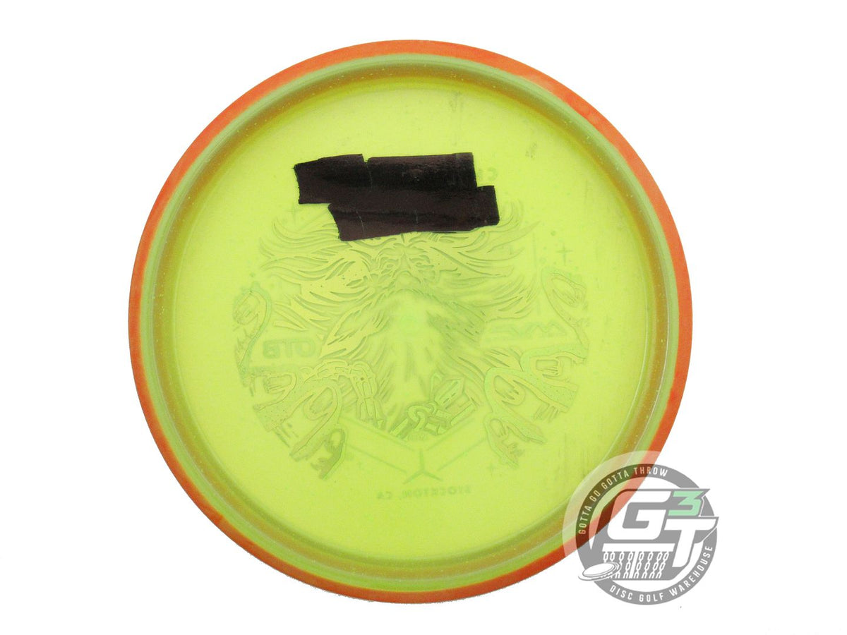 USED Axiom Discs Particle Glow Proton Hex 176g Yellow Orange Rim Midrange Disc