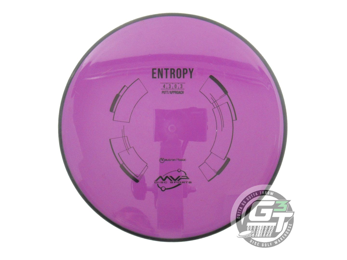 USED MVP Disc Sports Neutron Entropy 173g Purple Putter Golf Disc