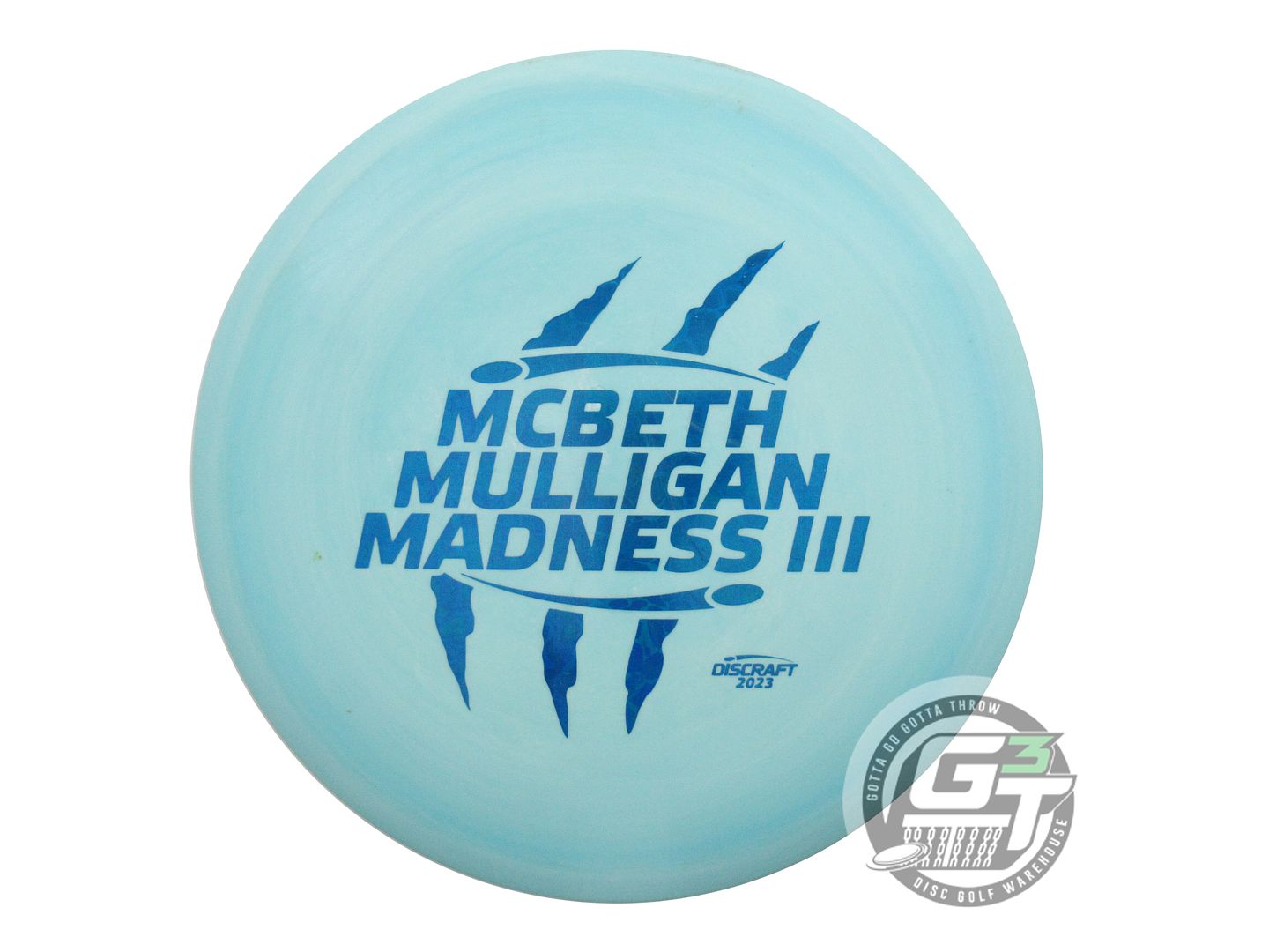 USED Discraft [McBETH] MULLIGAN ESP Buzzz 178g Teal Blue Foil Midrange Disc
