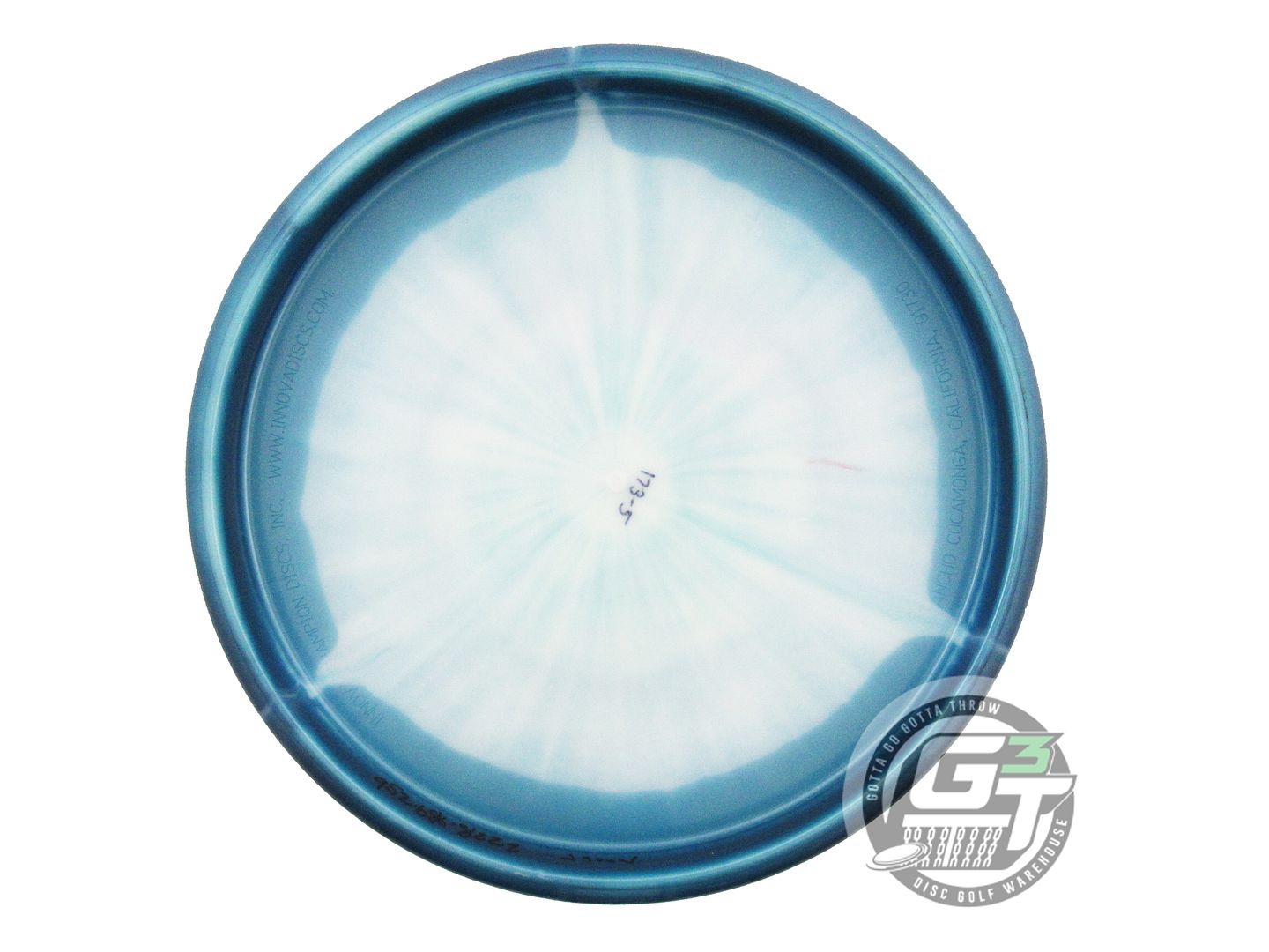 USED Innova X-OUT Halo Star Invader 177g Blue-White Putter Golf Disc