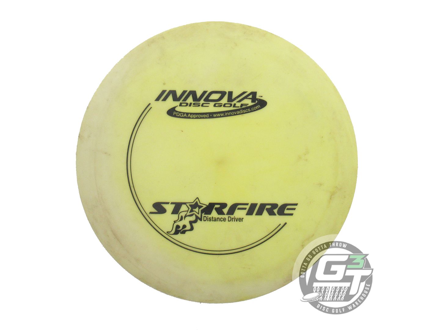 USED Innova DX Starfire 170g Yellow Black Stamp Distance Driver Golf Disc