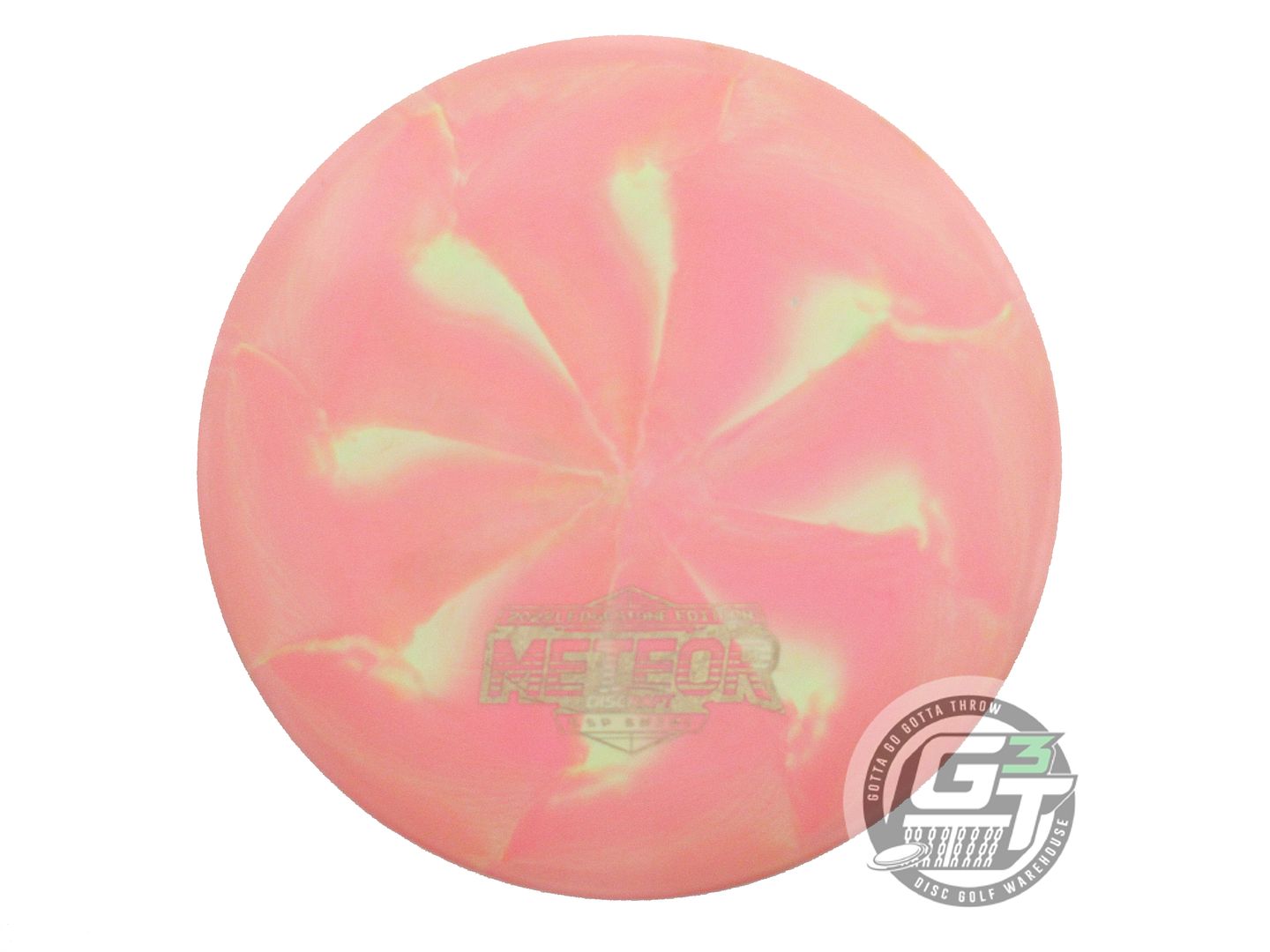 USED Discraft [LEDGESTONE] ESP Meteor 178g Pink-Lime Midrange Golf Disc