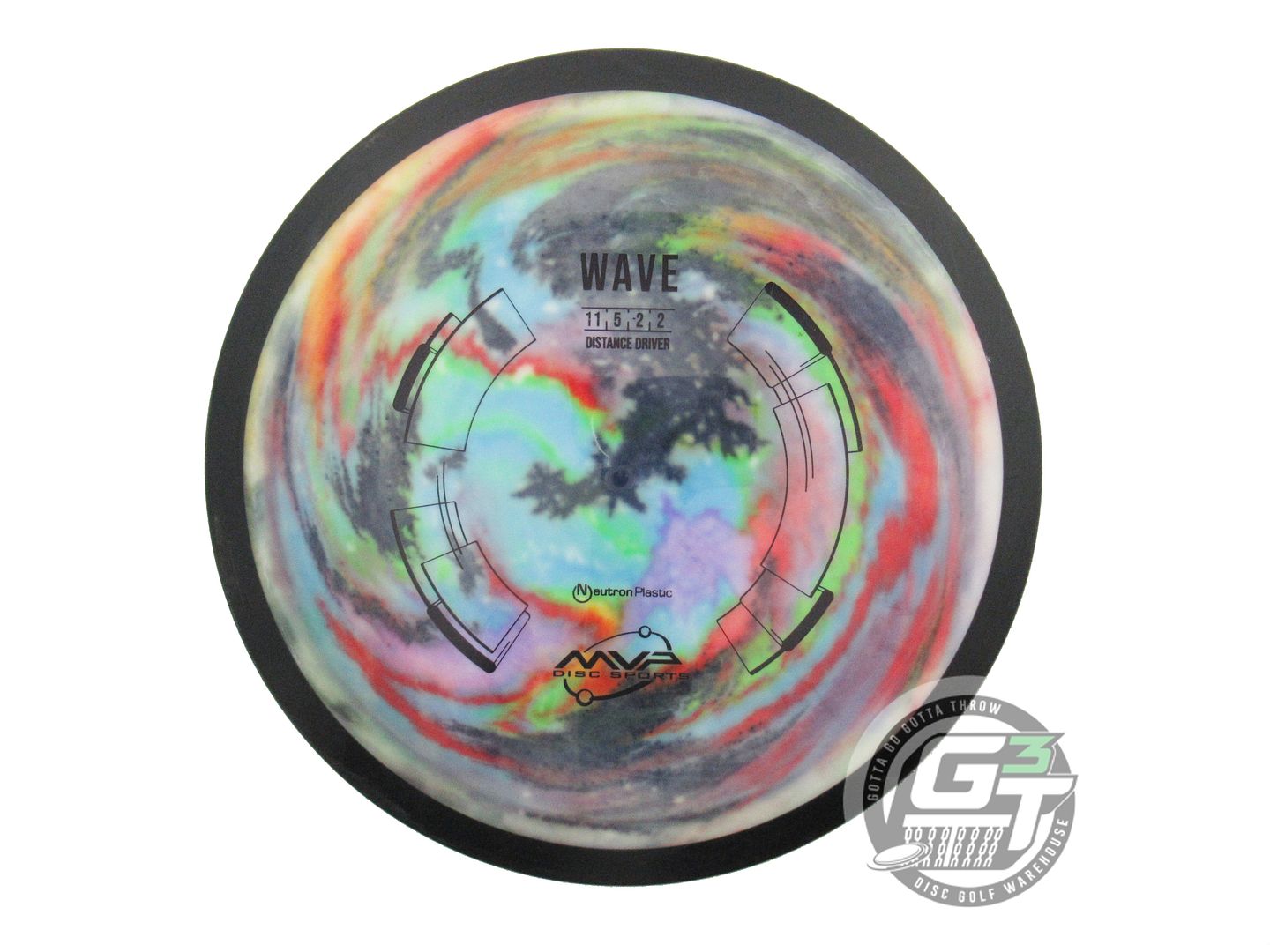 USED MVP Disc Sports Classic Neutron Wave 170g White HOME DYED Driver Golf Disc
