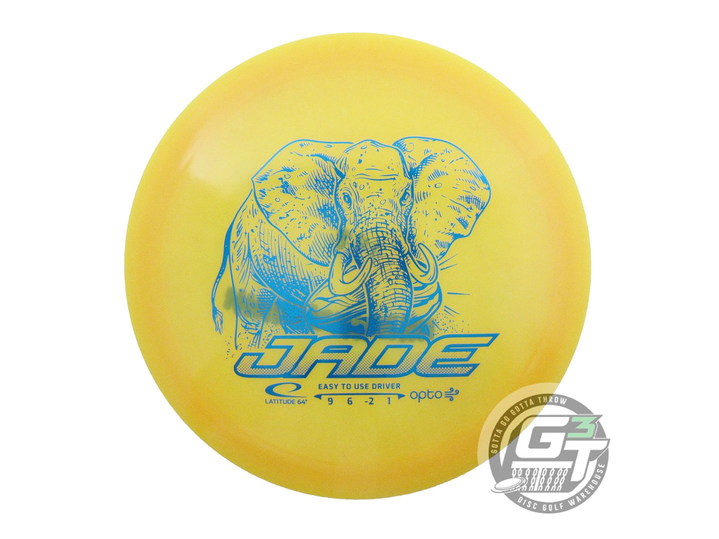 USED Latitude 64 Opto AIR Jade 148g Marigold Blue Foil Fairway Driver Golf Disc