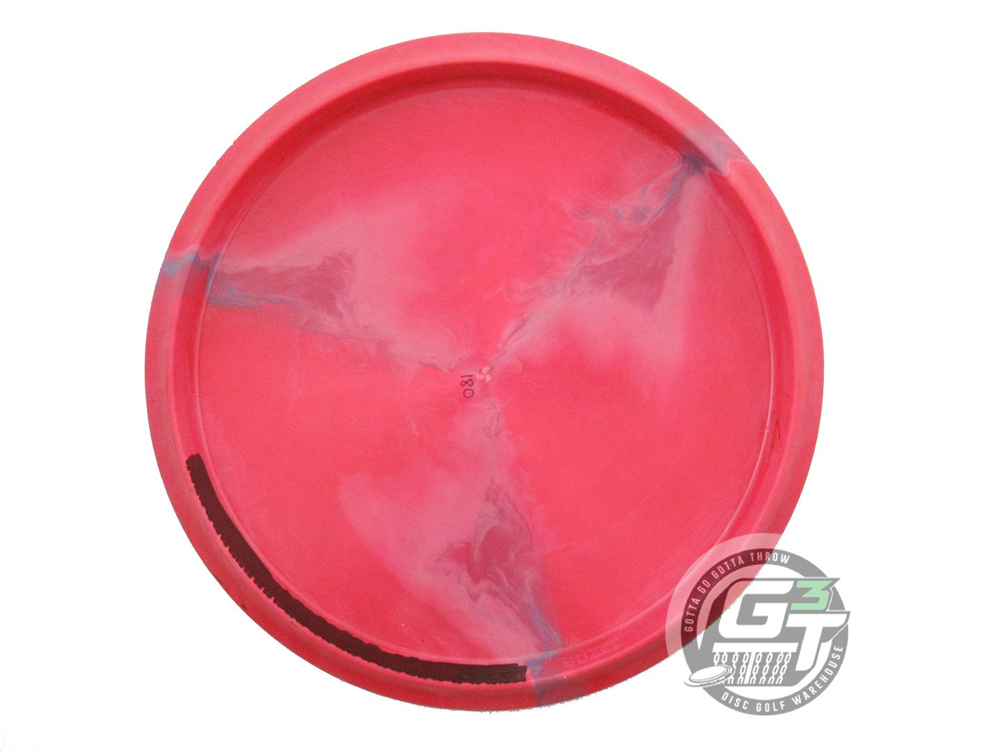 USED Discraft [DICKERSON] Swirl ESP Buzzz 180g Red-Pink Midrange Golf Disc