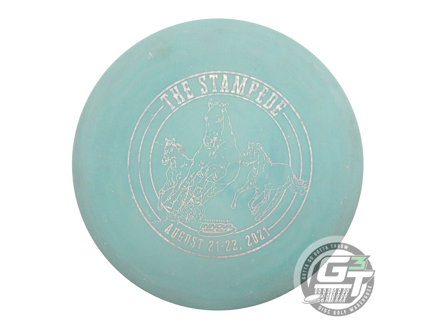 USED Innova DX Roc 174g Seafoam Prism Foil Midrange Golf Disc