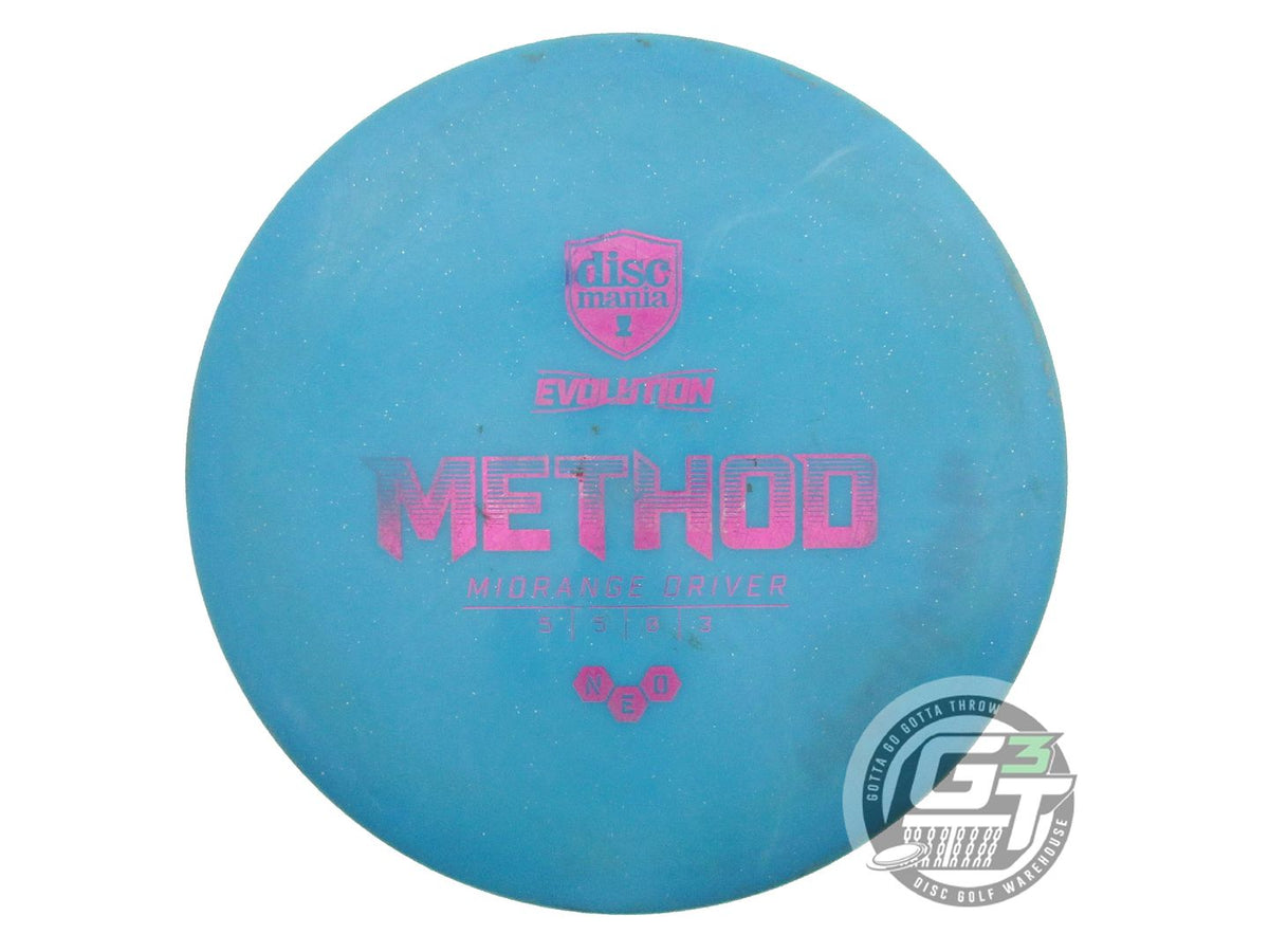 USED DiscMania Neo Method 177g Teal Magenta Foil Midrange Golf Disc
