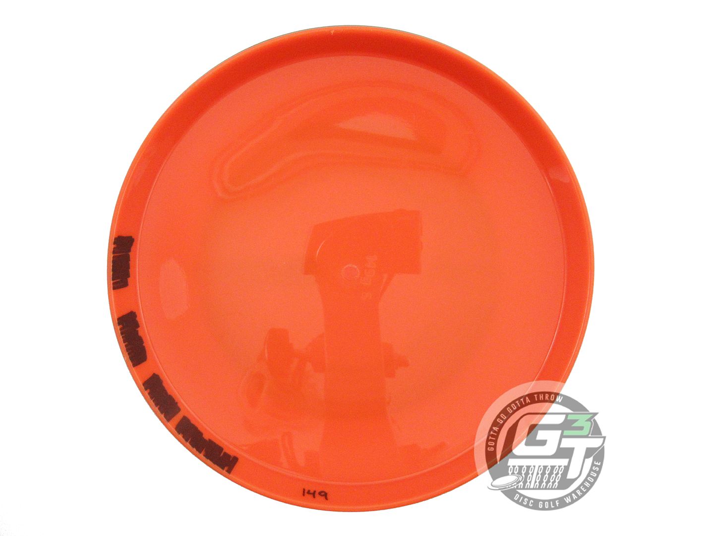 USED MVP Disc Sports Classic Neutron Soft Glitch 149g Orange Putter Golf Disc