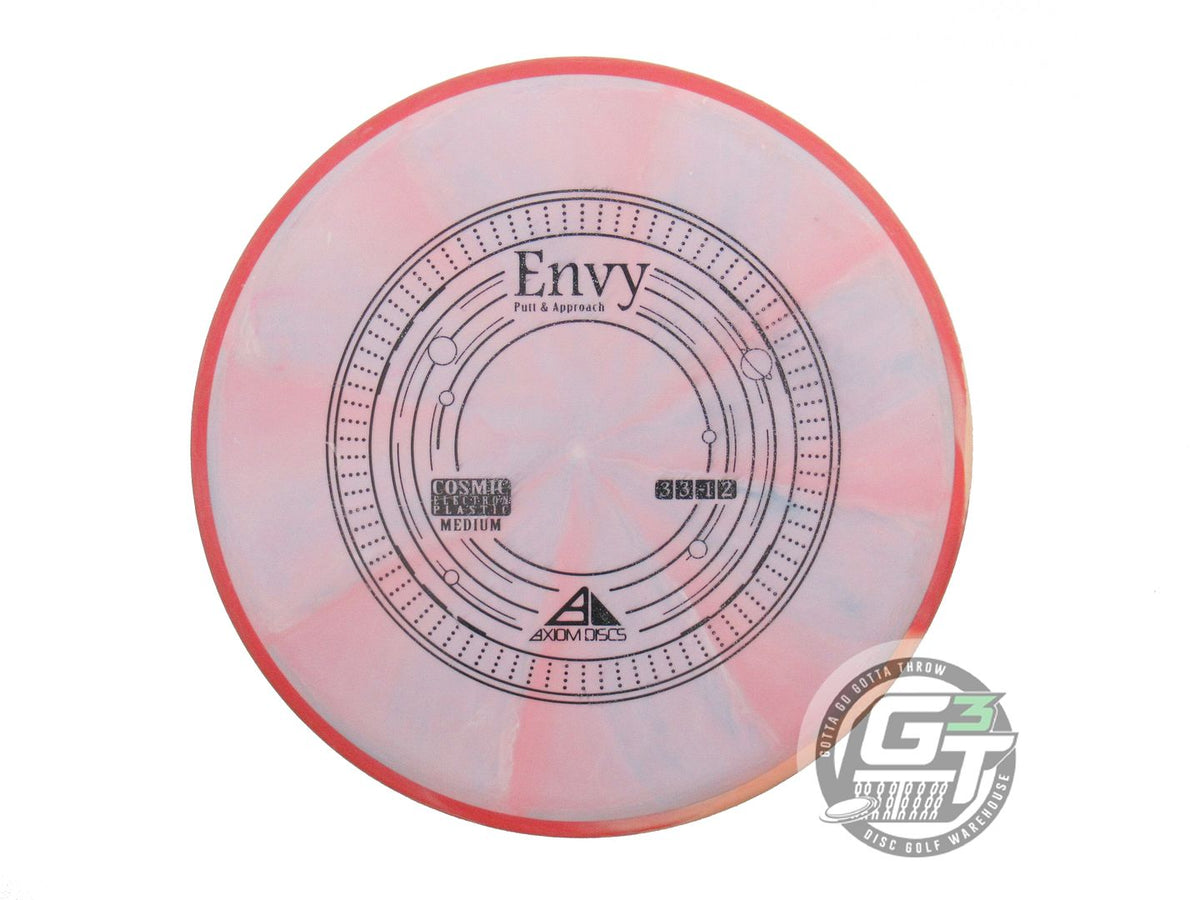 USED Axiom Discs Cosmic Electron Envy 171g Lilac-Pink Red Rim Putter G ...