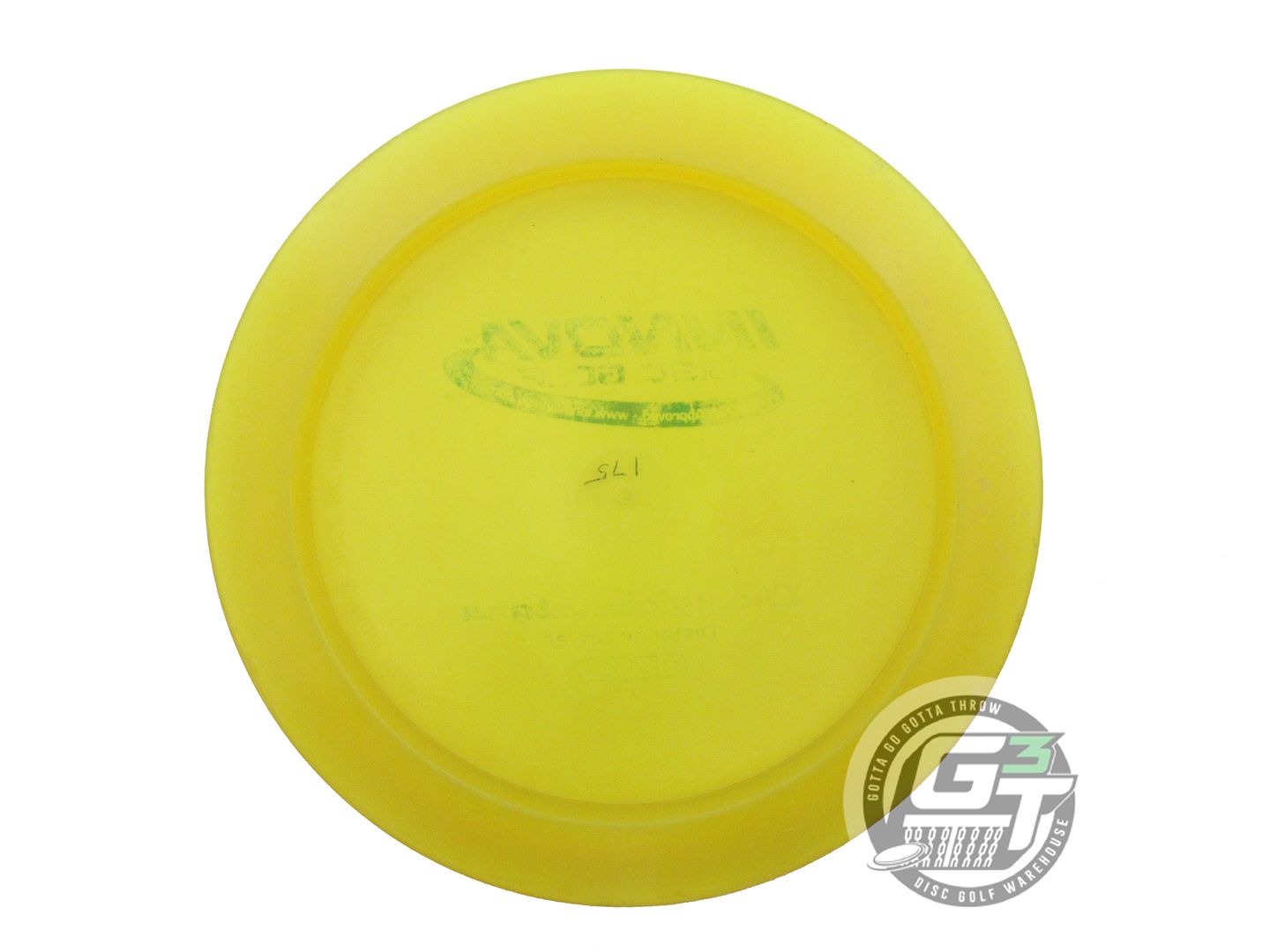 USED Innova Champion Katana 175g Yellow Wiped Stamp Distance Driver Golf Disc