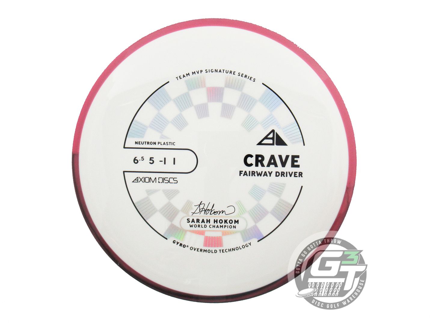 Axiom Neutron Crave [Sarah Hokom 1X] Fairway Driver Golf Disc (Individually Listed)