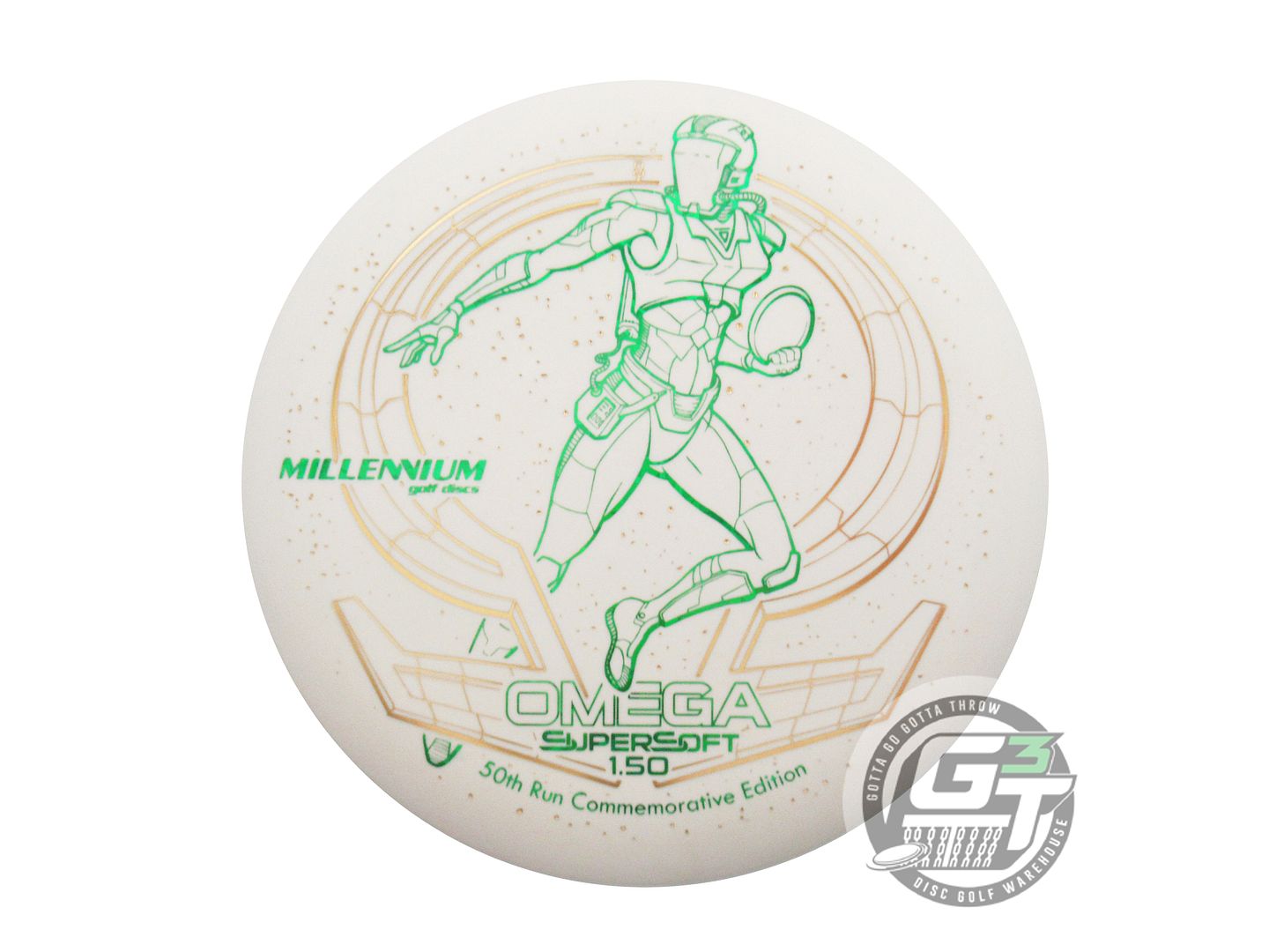 Millennium Limited Edition XXL Stamp 50th Run Commemorative Standard Omega SuperSoft Putter Golf Disc (Individually Listed)