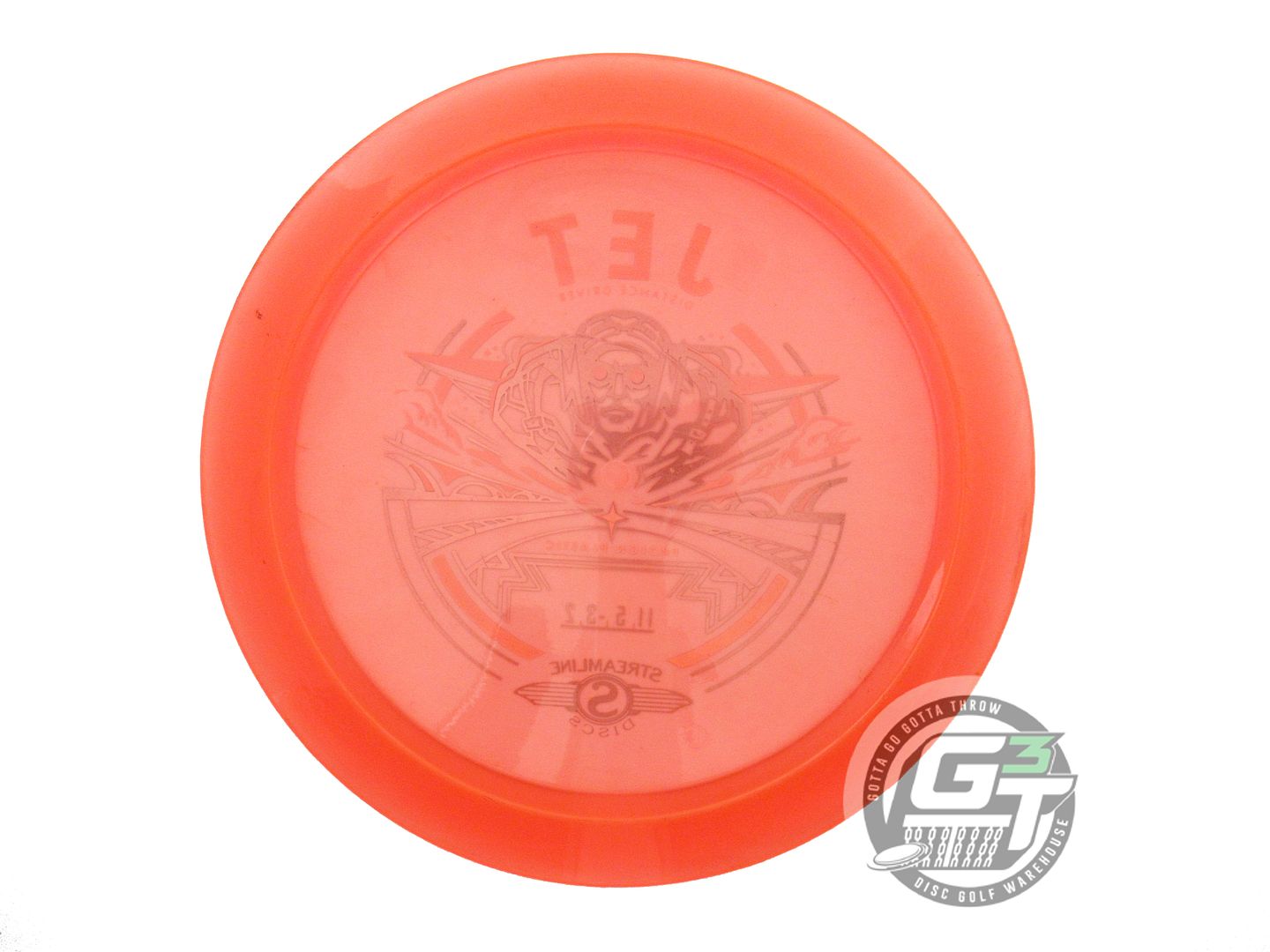 USED Streamline Discs Proton Jet 167g Orange Distance Driver Golf Disc