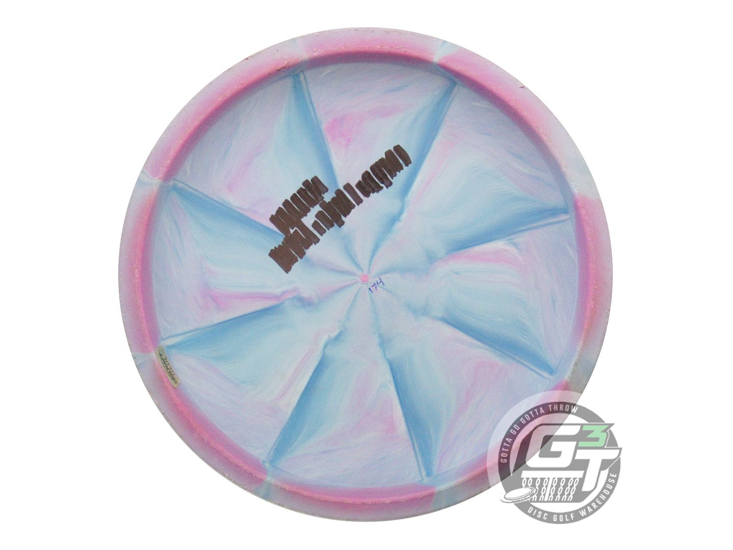 USED Discraft [WYSOCKI] PROTO ESP Fossil 174g Lilac-Teal Putter Golf Disc