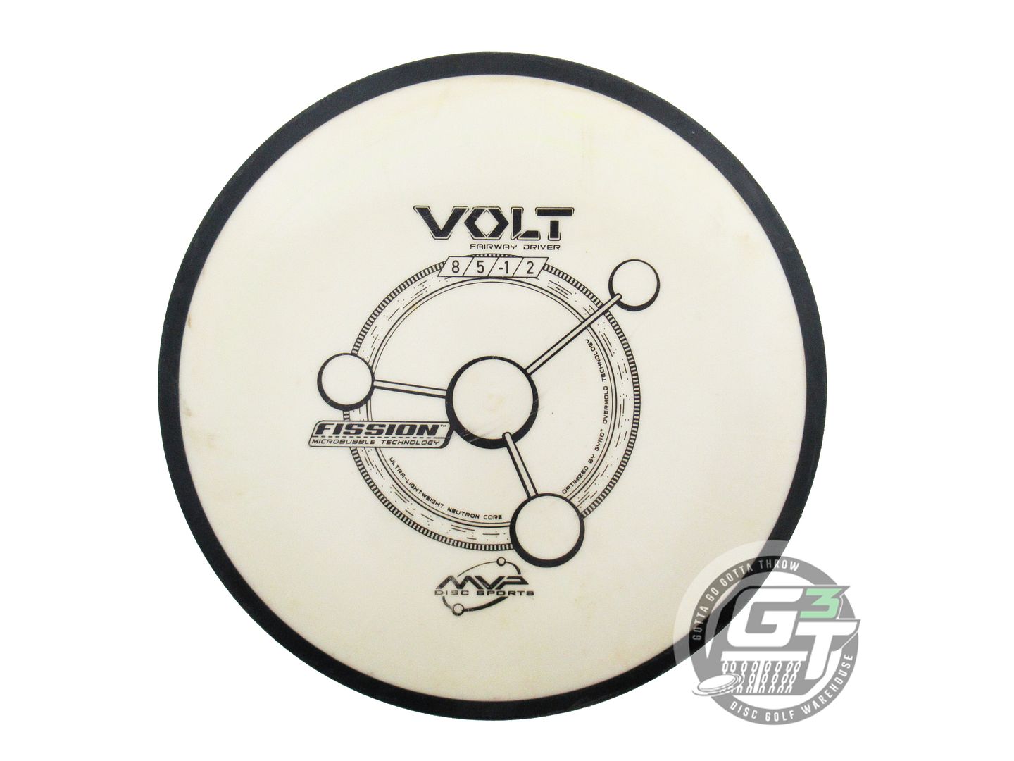 USED MVP Disc Sports Fission Volt 165g White Fairway Driver Golf Disc