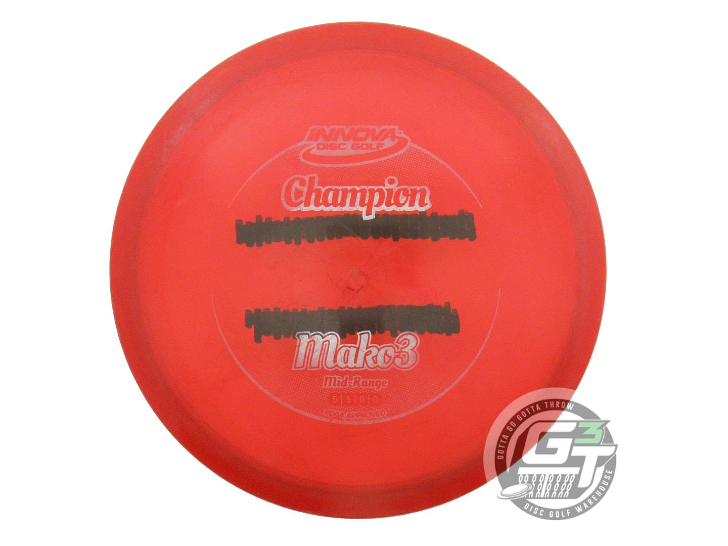 USED Innova Champion Mako3 172g Red Silver Stamp Midrange Golf Disc