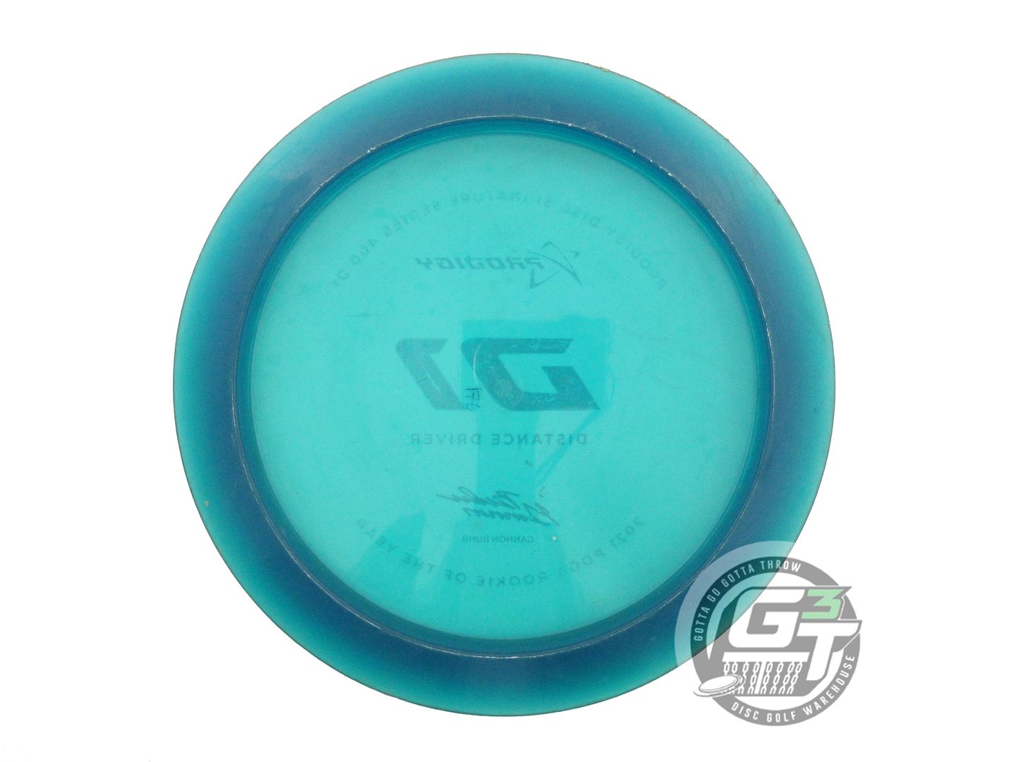 USED Prodigy Discs 400 D1 176g Blue Teal Star Foil Distance Driver Golf Disc