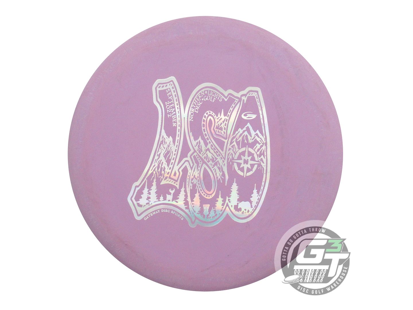 USED Gateway [LSO] SureGrip SS Voodoo 176g Purple Silver Holo Foil Putter Disc