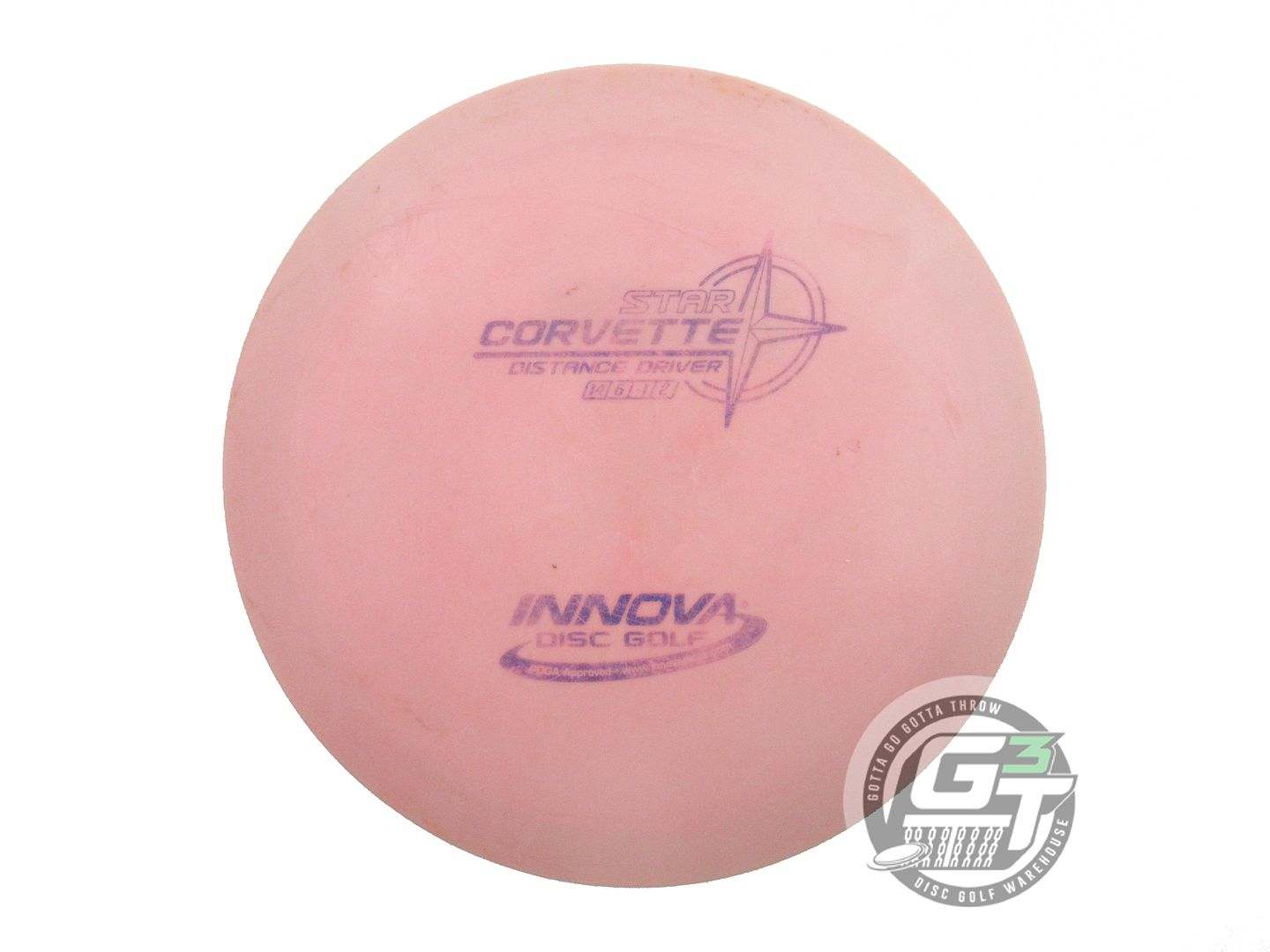 USED Innova Star Corvette 175g Pink Blue Foil Distance Driver Golf Disc