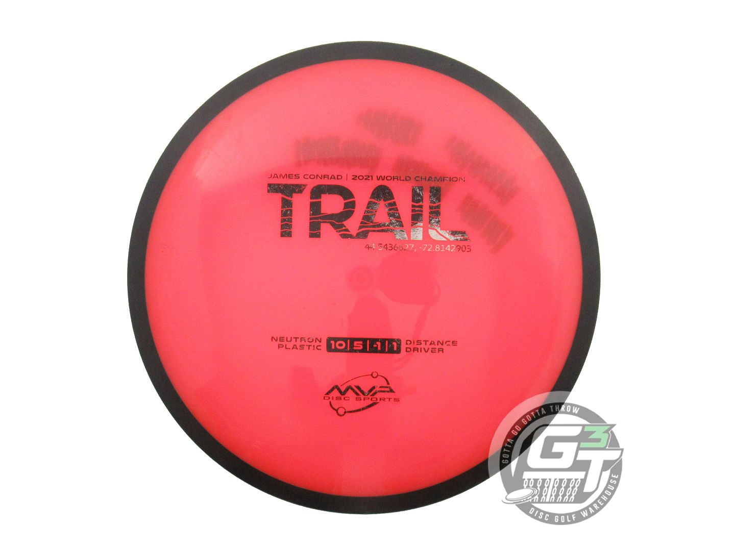 USED MVP Disc Sports [CONRAD] Neutron Trail 173g Pink Distance Driver Golf Disc