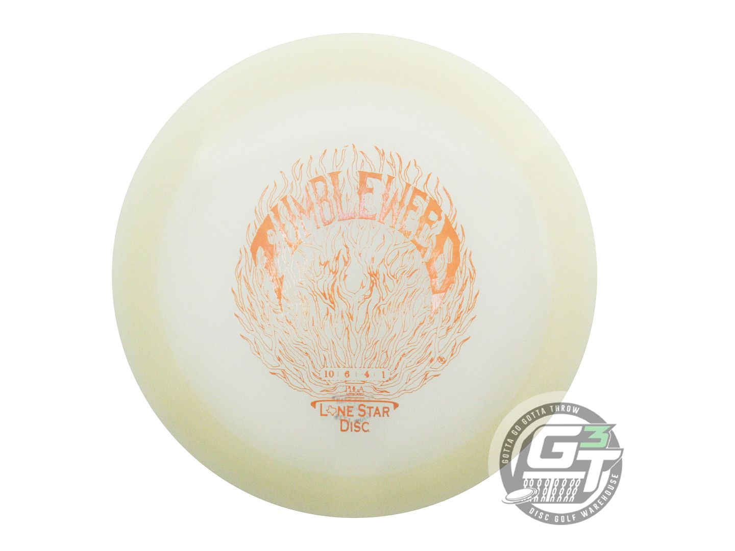 USED Lone Star [ARTIST] Glow Tumbleweed 172g Gold Holo Foil Driver Golf Disc
