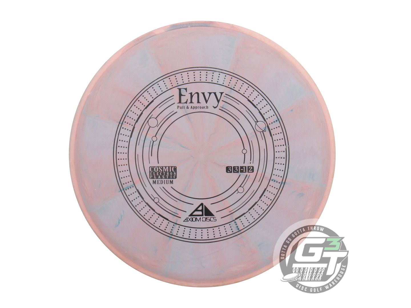 USED Axiom Discs Cosmic Electron Envy 173g Lilac Pink Rim Putter Golf Disc